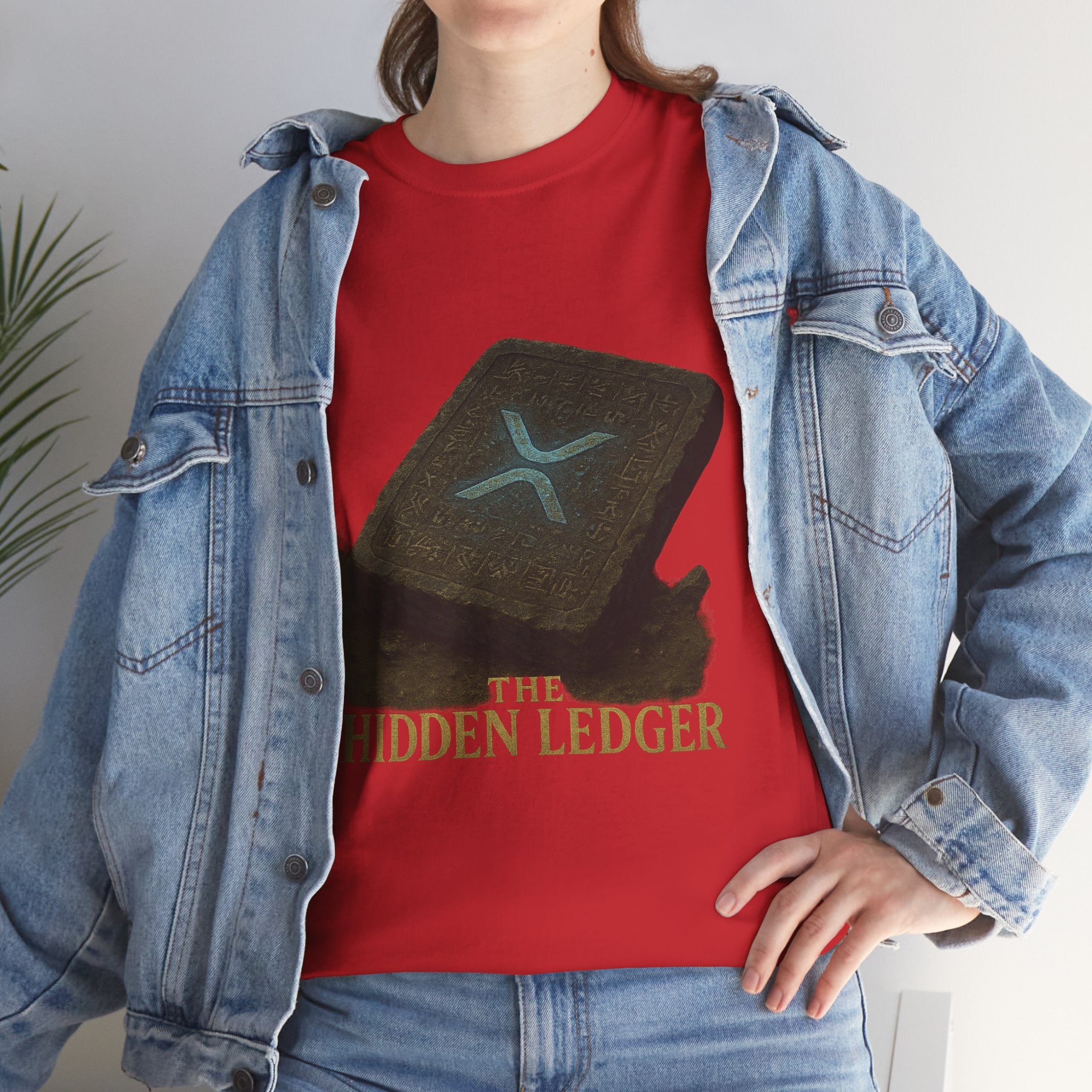 T-Shirt — "The Hidden Ledger" Crypto XRP Wallet Graphic Tee