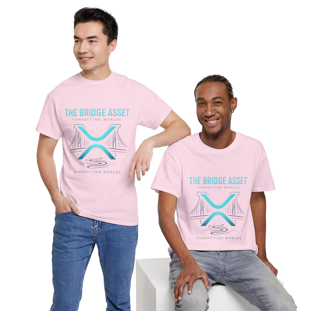 The Bridge Asset Tee – 'Connecting Worlds' Crypto Ripple X Logo T-Shirt