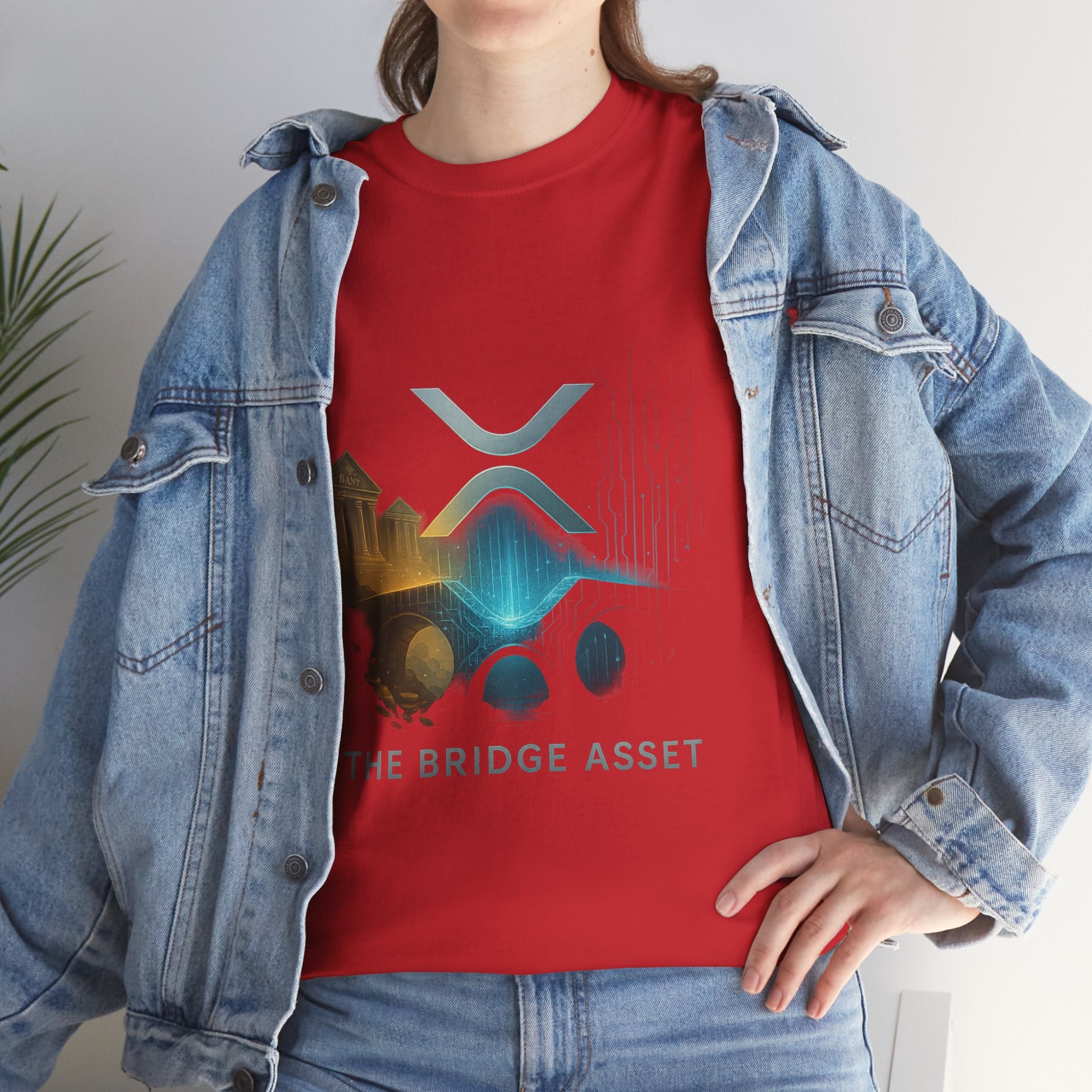 Ripple XRP Crypto Tee — 'The Bridge Asset' Logo T-Shirt
