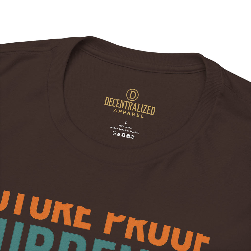 RIPPLE XRP 'Future Proof Currency' Graphic Tee — Crypto Retro Logo Shirt