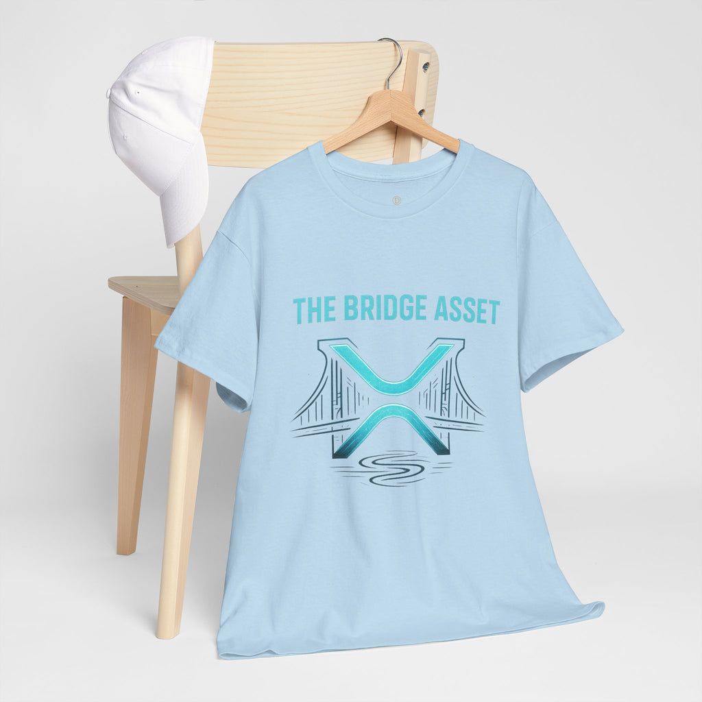 XRP 'The Bridge Asset' Graphic Tee — Crypto Ripple Logo Shirt