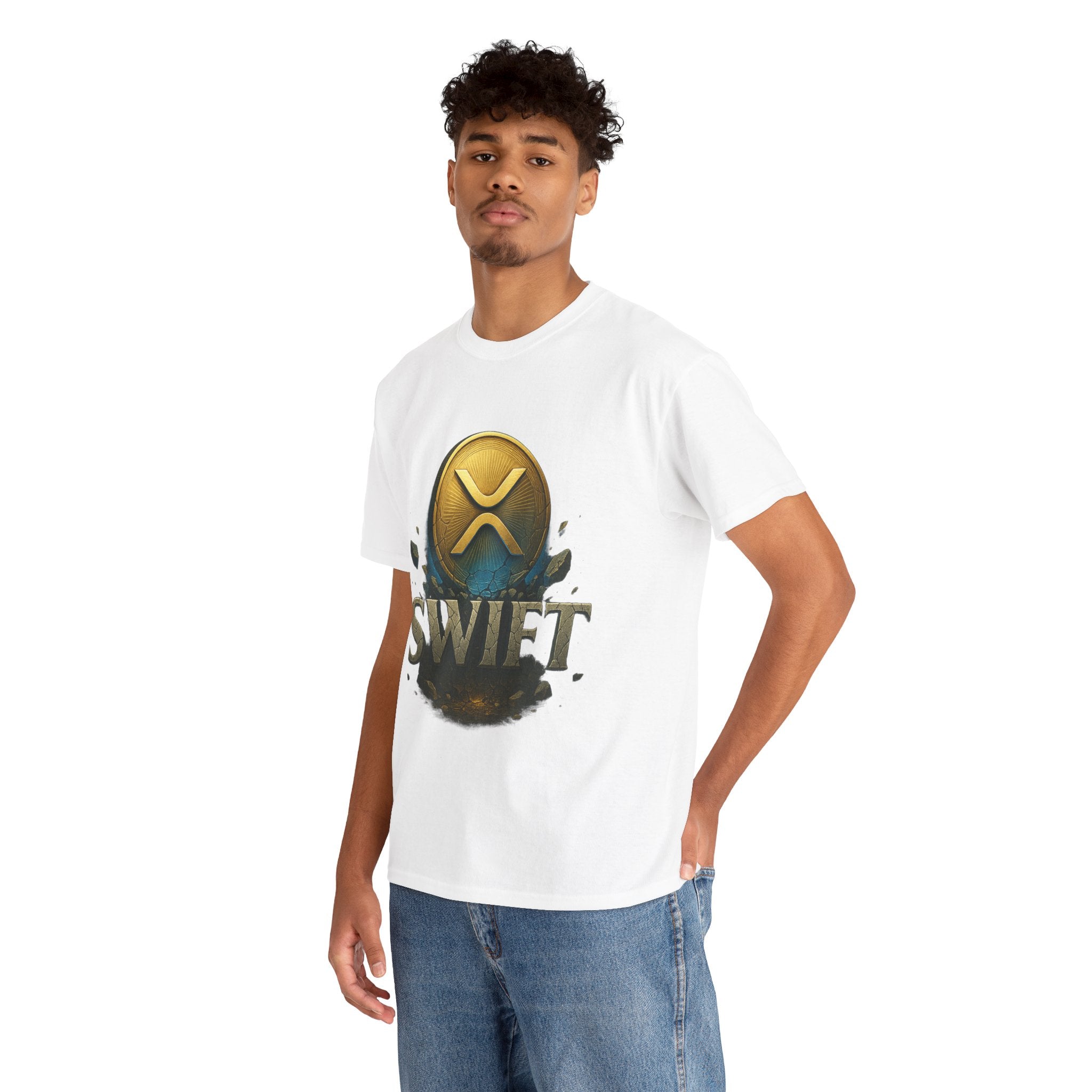 XRP Swift Cryptocurrency T‑Shirt — Ripple Coin Logo Graphic Tee