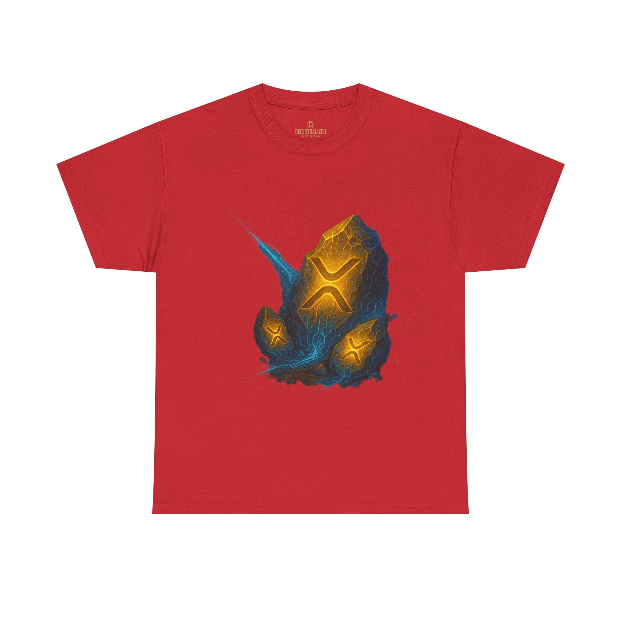 Rune Stone Graphic Tee — Glowing Mystic Rock T-Shirt