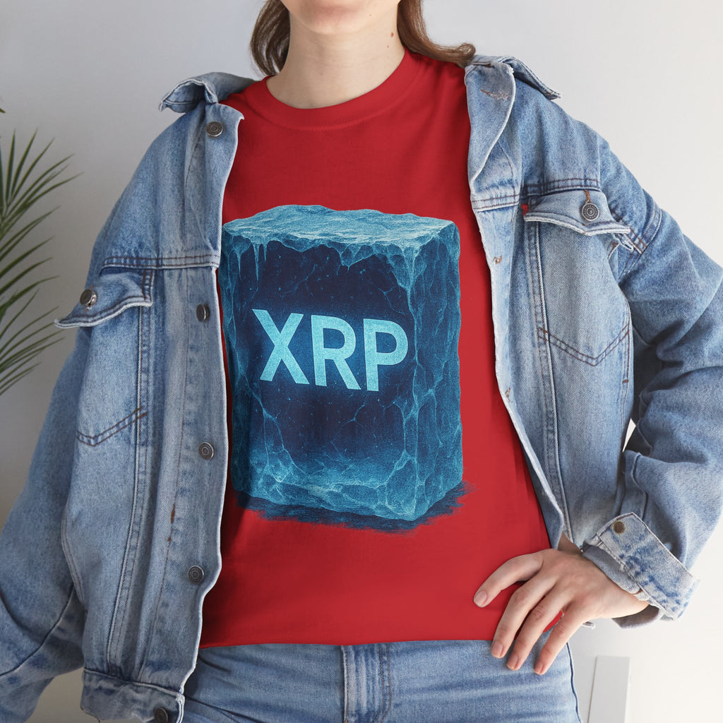 XRP Ice Block Tee — Crypto Ripple Logo T-Shirt