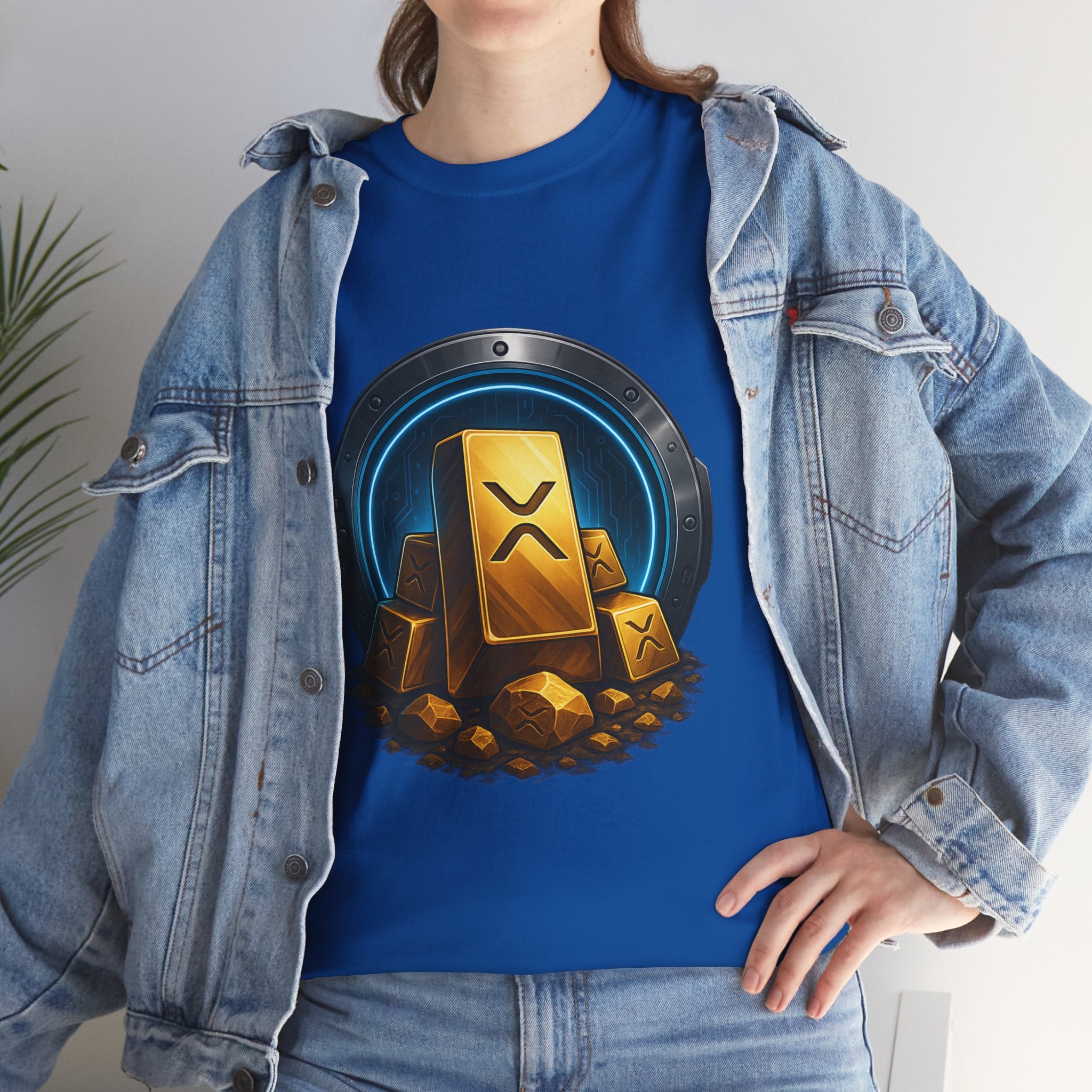 Crypto Gold Bars T-Shirt — Ripple (XRP) Stack Graphic Tee