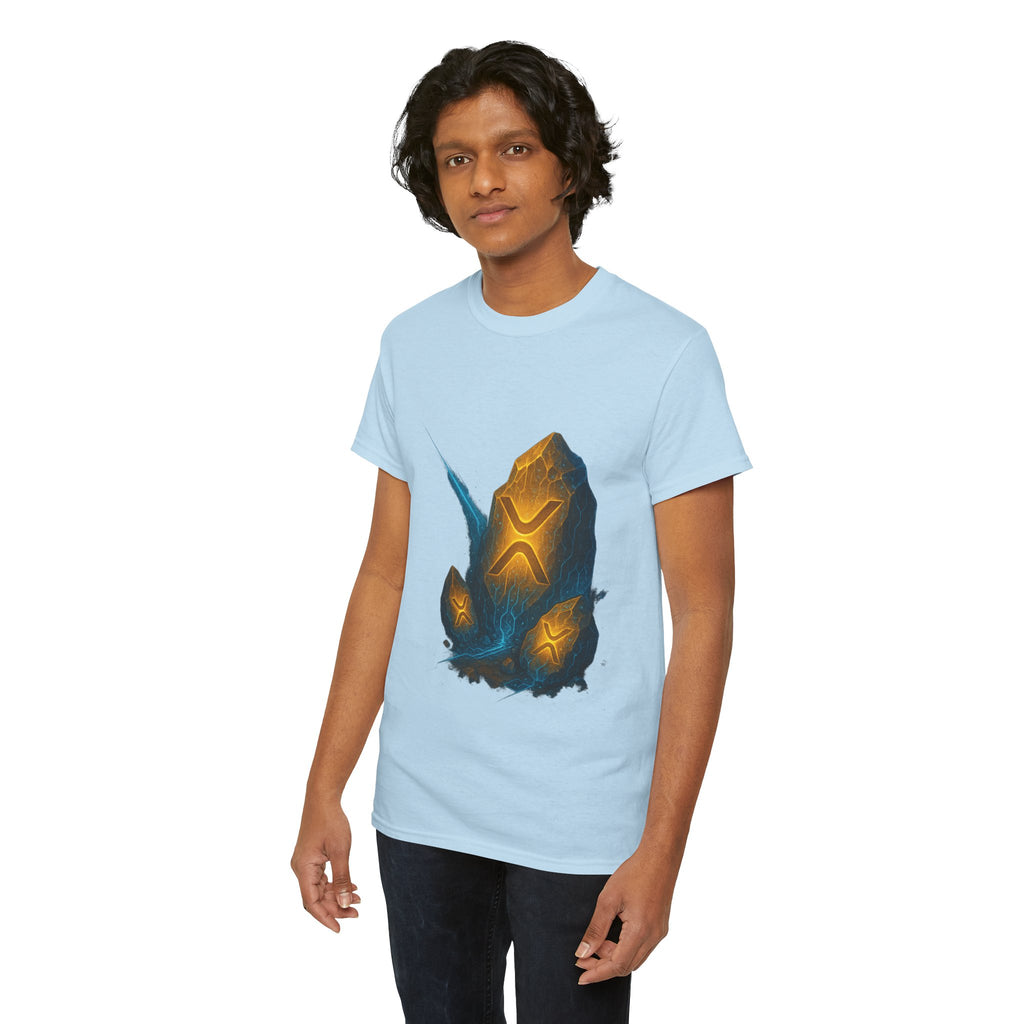 Rune Stone Graphic Tee — Glowing Mystic Rock T-Shirt