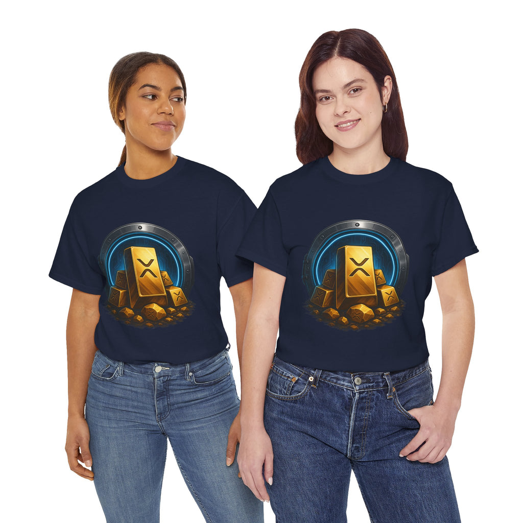 Crypto Gold Bars T-Shirt — Ripple (XRP) Stack Graphic Tee