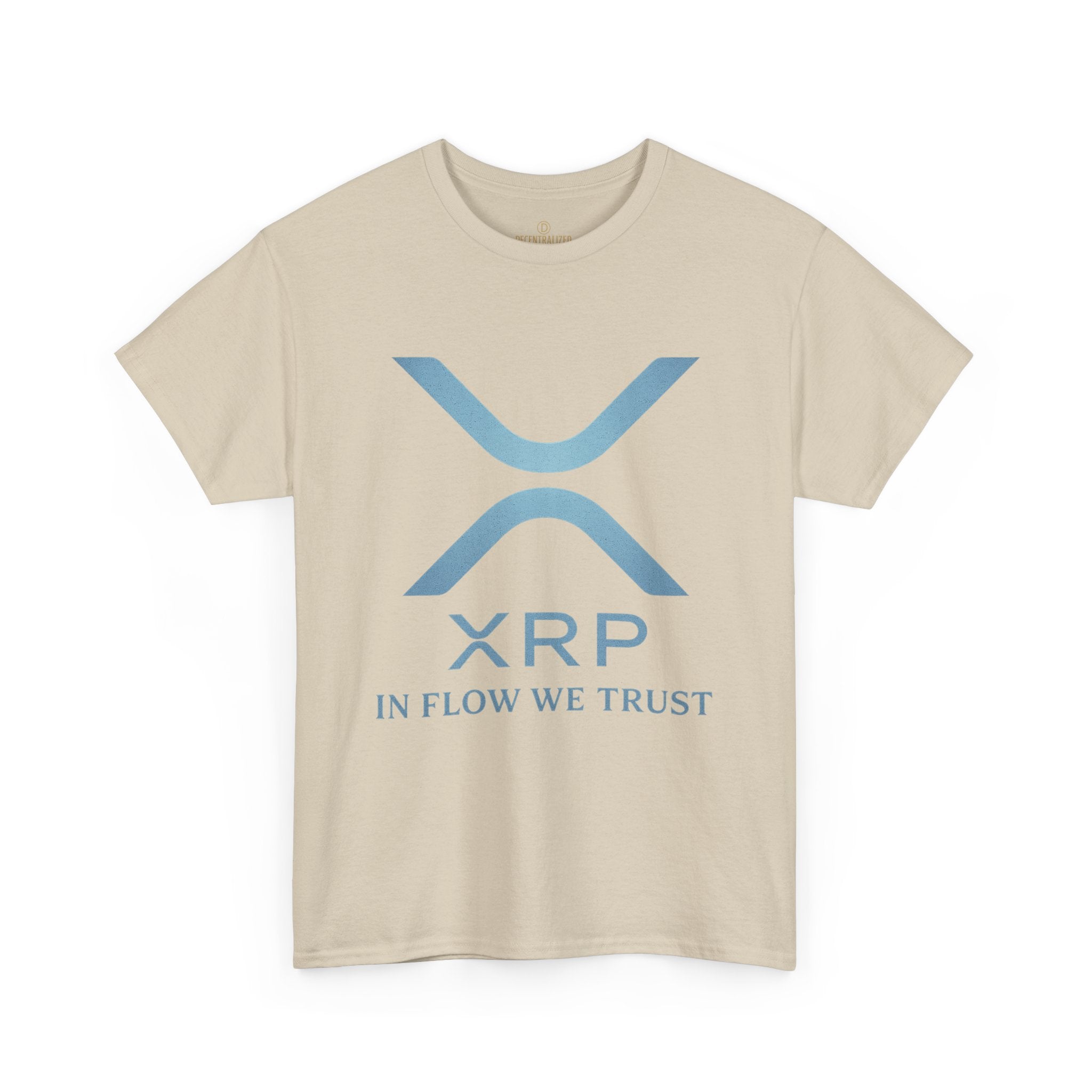 XRP Crypto Tee — "In Flow We Trust" Ripple Logo T-Shirt