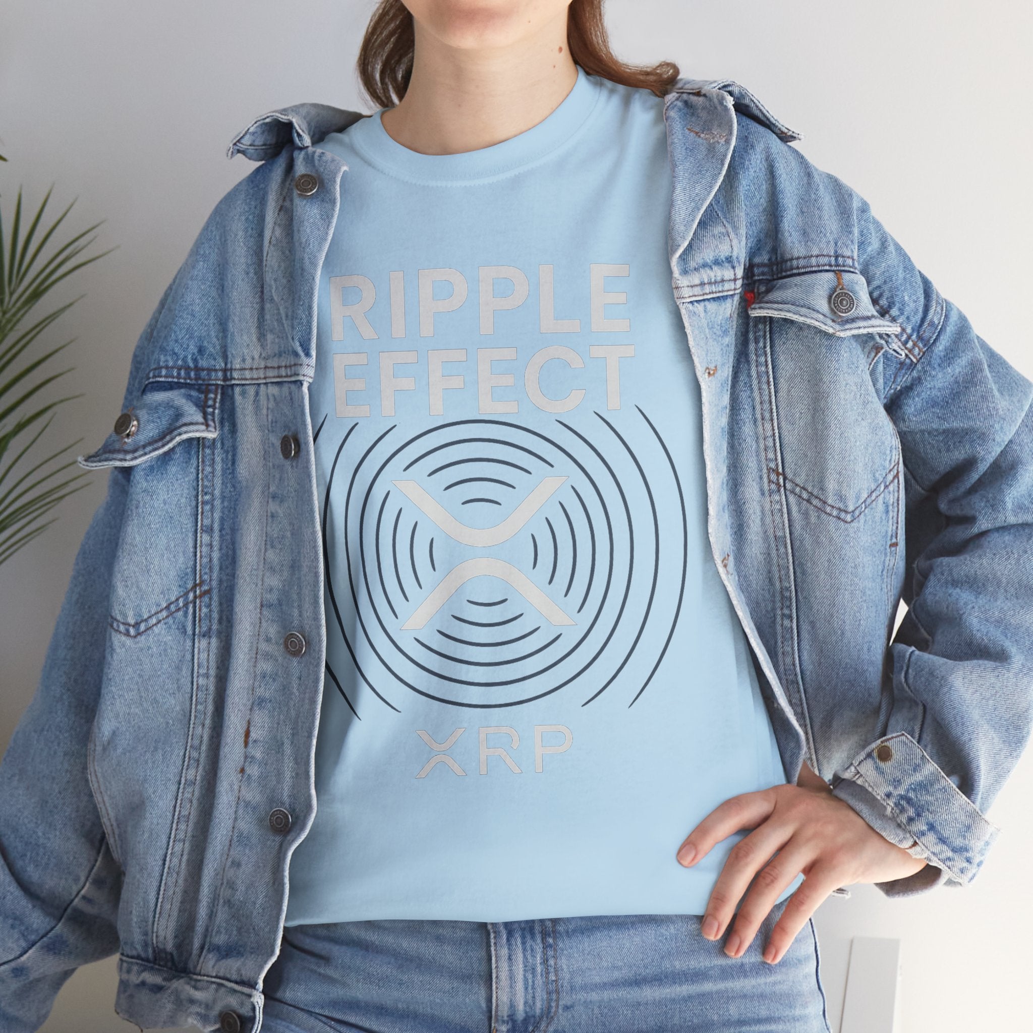 Ripple Effect XRP Tee — Minimal Cryptocurrency Logo T-Shirt