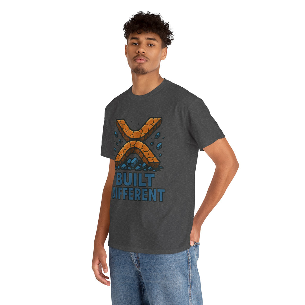 Built Different T-Shirt — Rugged Crypto X Design Tee