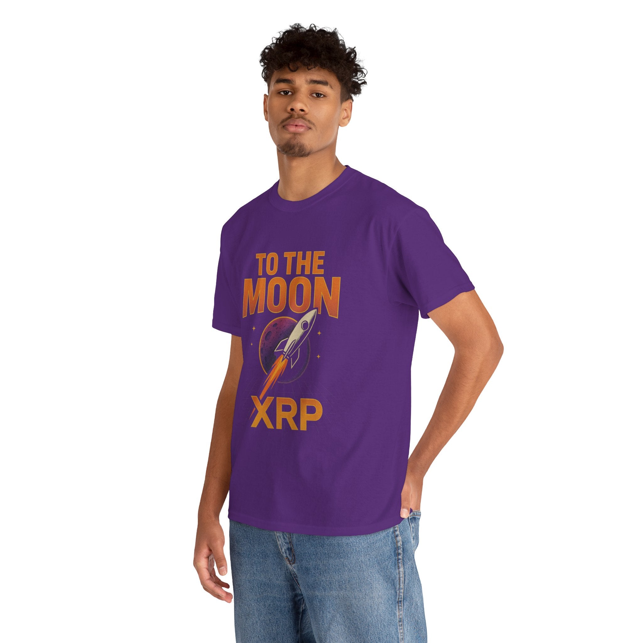 XRP To The Moon Tee — Cryptocurrency Investor Rocket Shirt