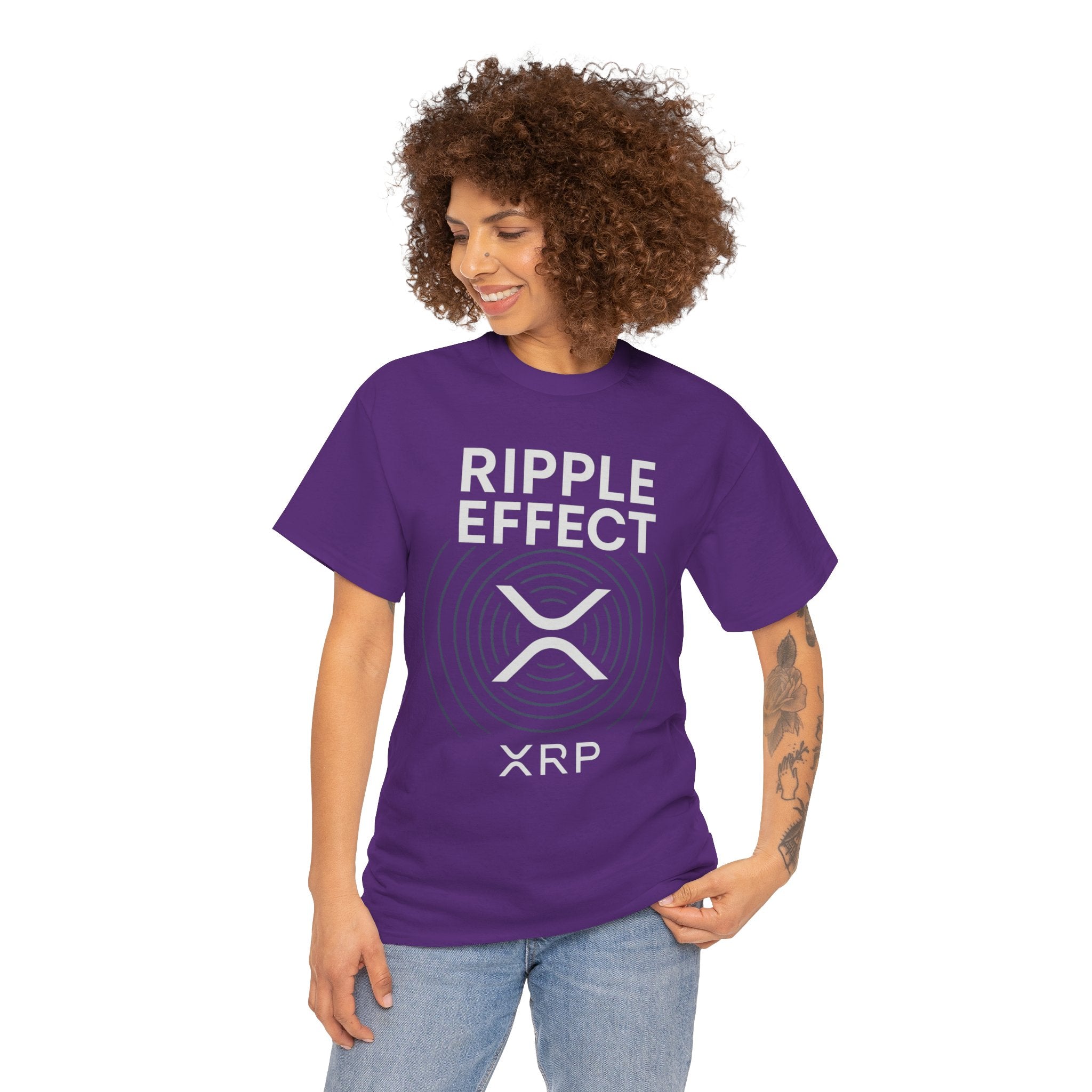 Ripple Effect XRP Tee — Minimal Cryptocurrency Logo T-Shirt
