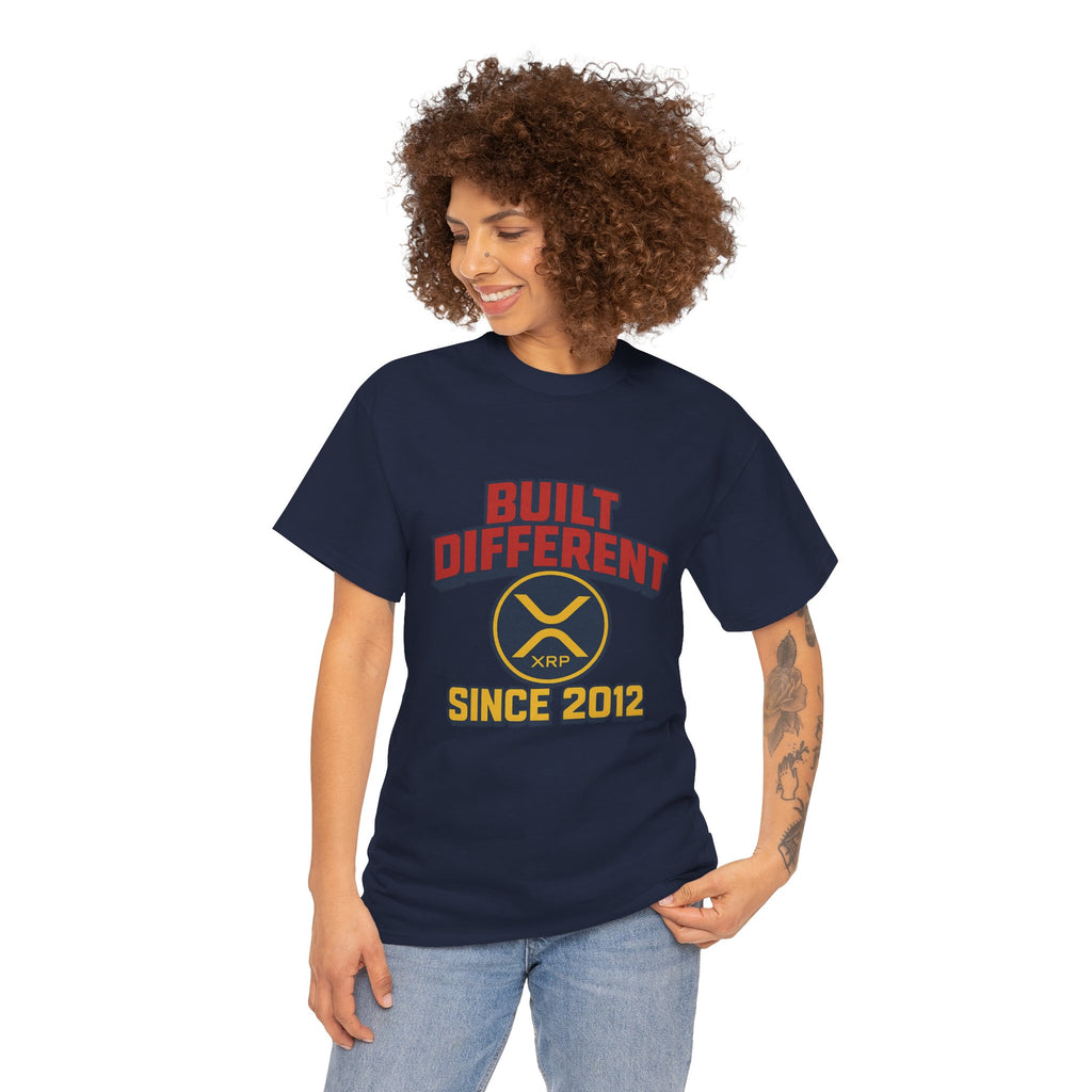 Built Different Since 2012 T-Shirt – Retro XRP Logo Tee