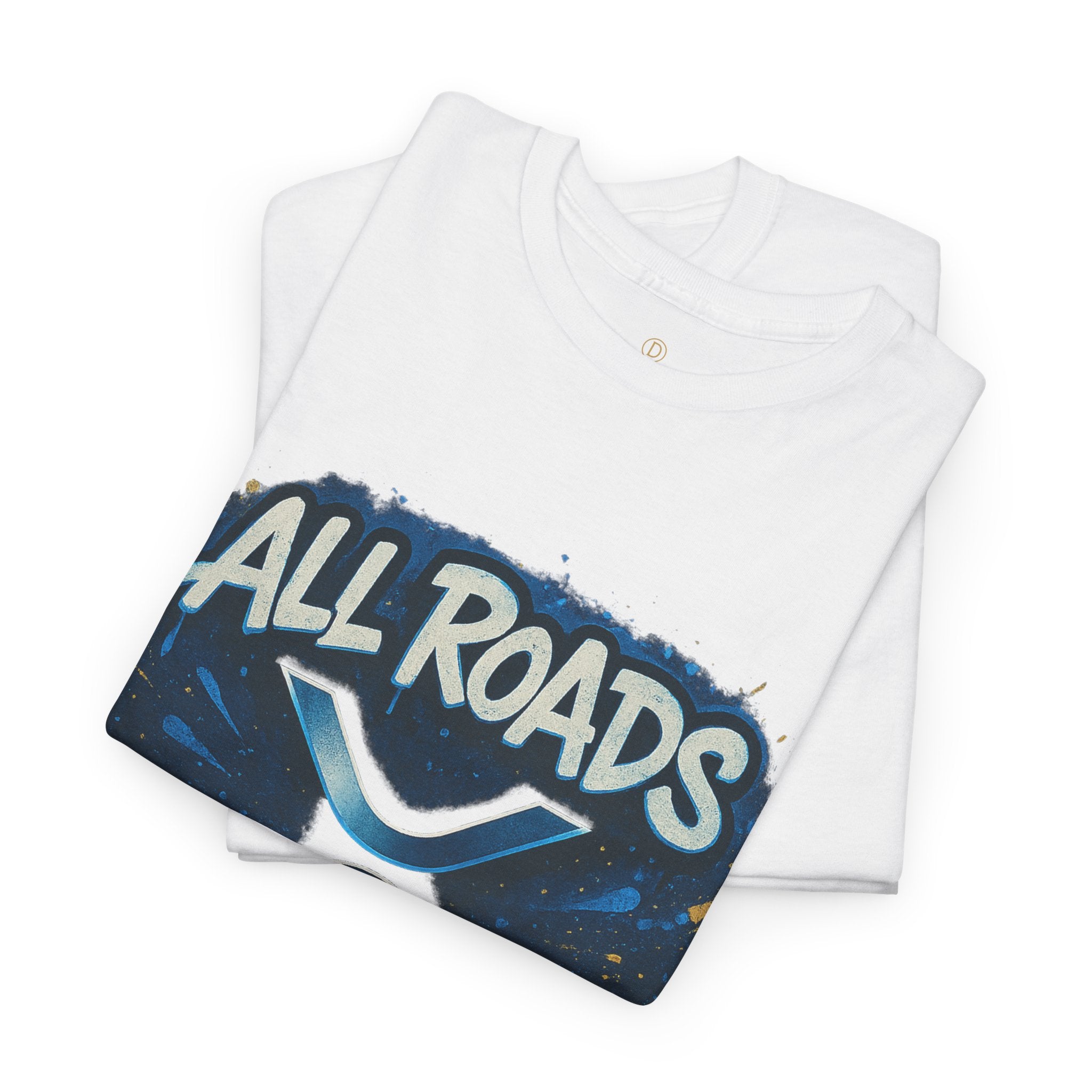 XRP Crypto T-Shirt — "All Roads Lead to XRP" Graphic Tee