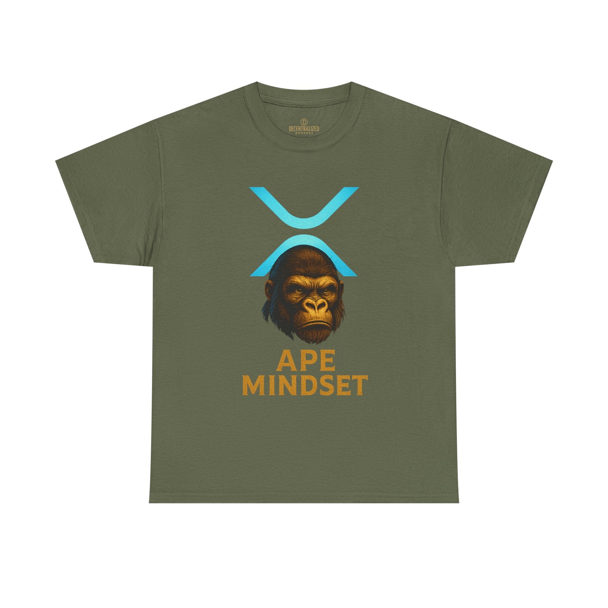 Ape Mindset T-Shirt — Crypto XRP Ape Graphic Tee