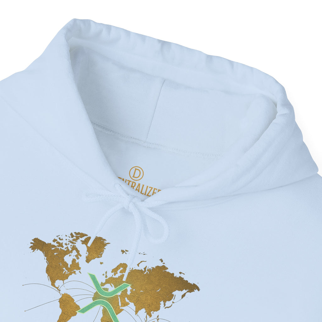 Global Reserve Hoodie — World Map Logo Pullover