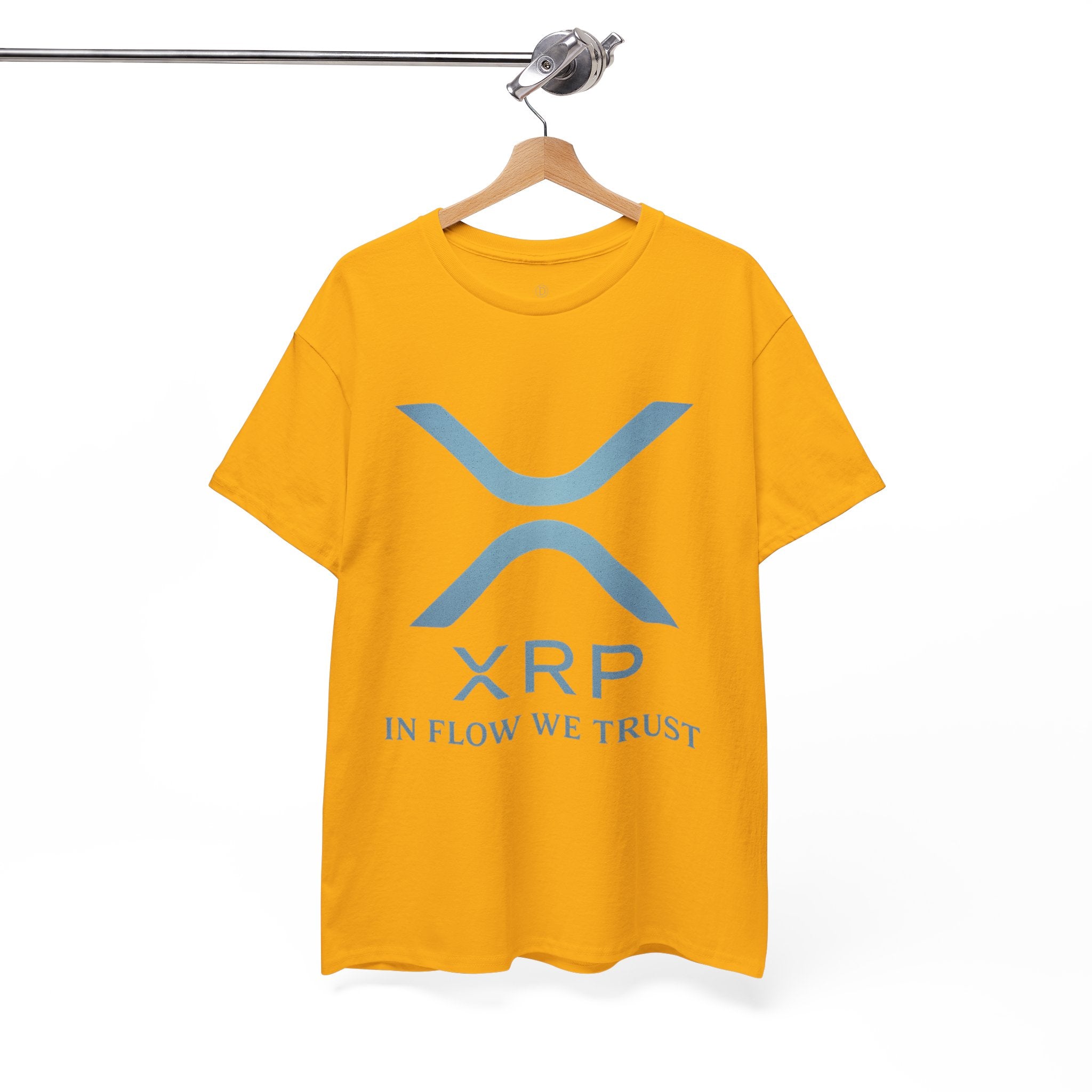 XRP Crypto Tee — "In Flow We Trust" Ripple Logo T-Shirt