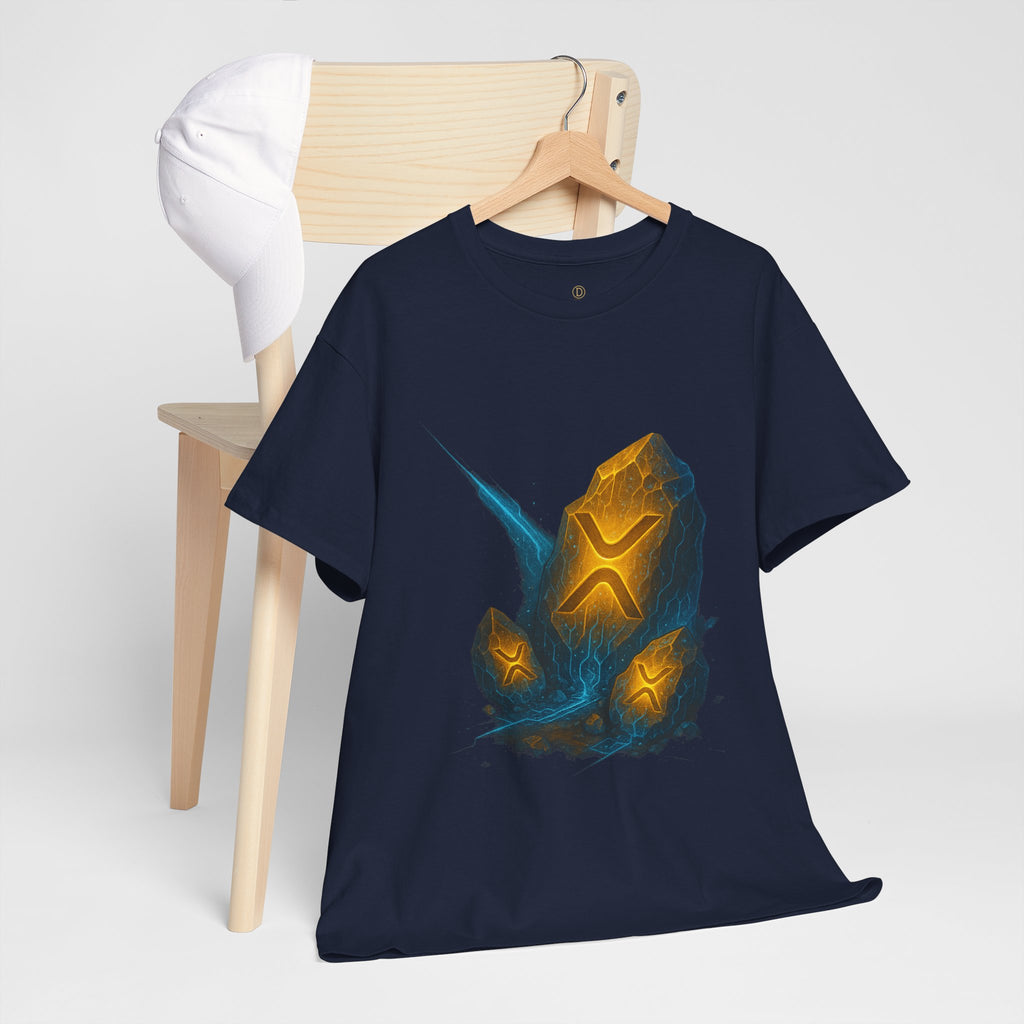 Rune Stone Graphic Tee — Glowing Mystic Rock T-Shirt