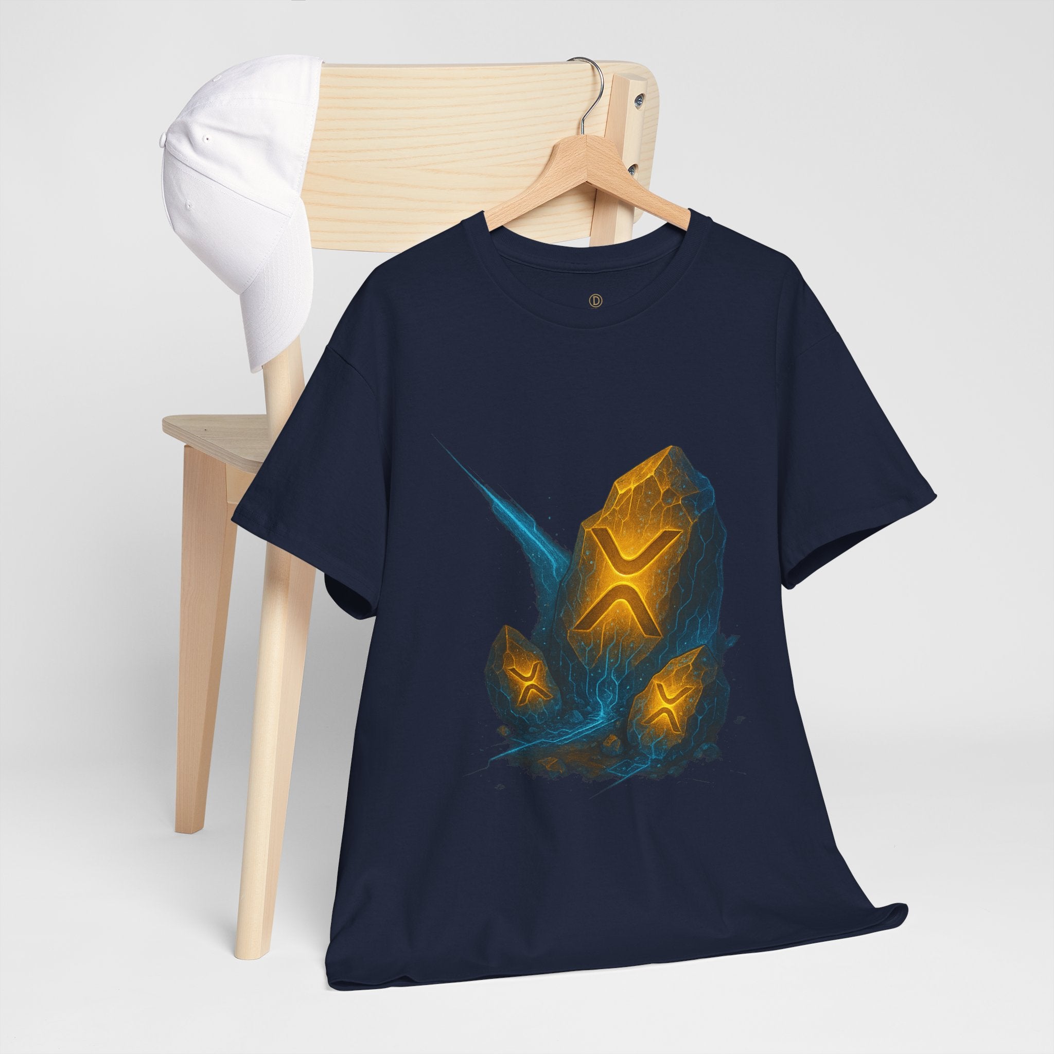 Rune Stone Graphic Tee — Glowing Mystic Rock T-Shirt
