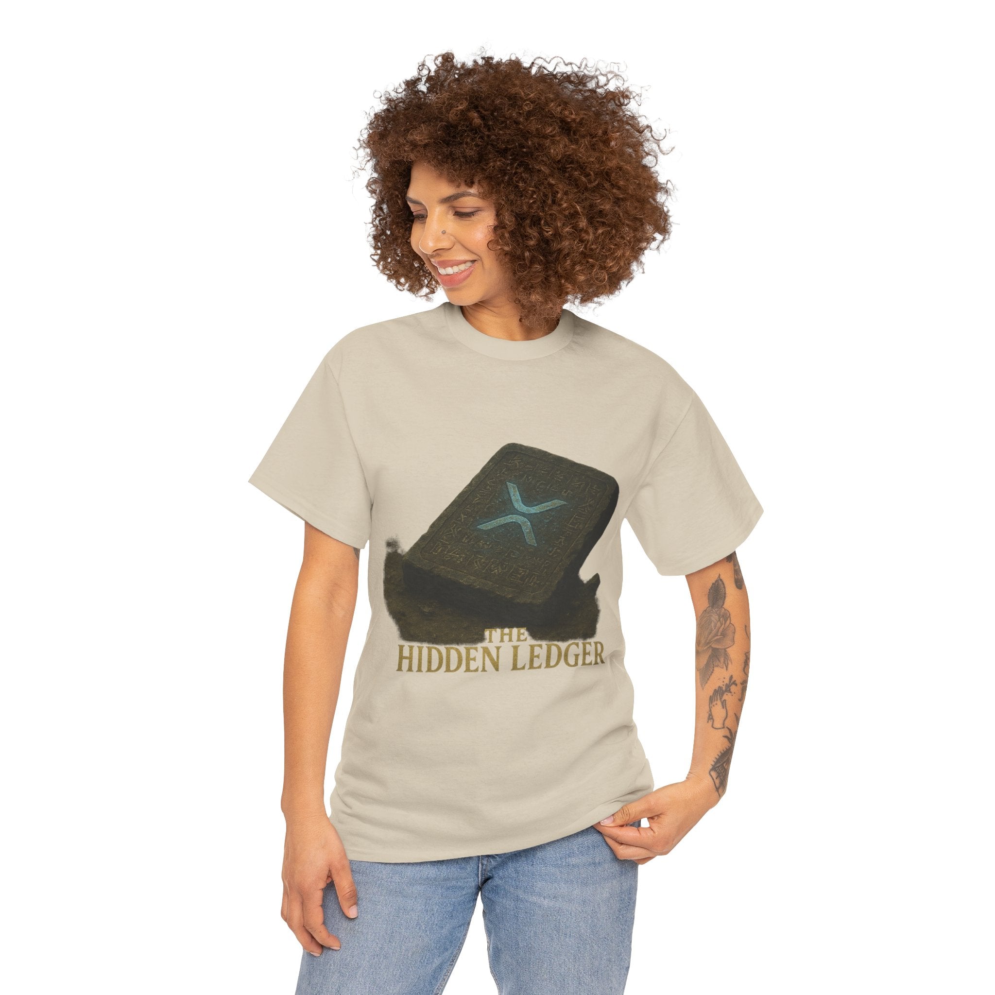 T-Shirt — "The Hidden Ledger" Crypto XRP Wallet Graphic Tee