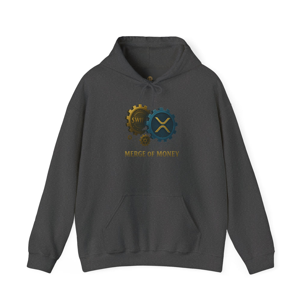 Merge of Money Hoodie — Financial Gears Graphic Pullover