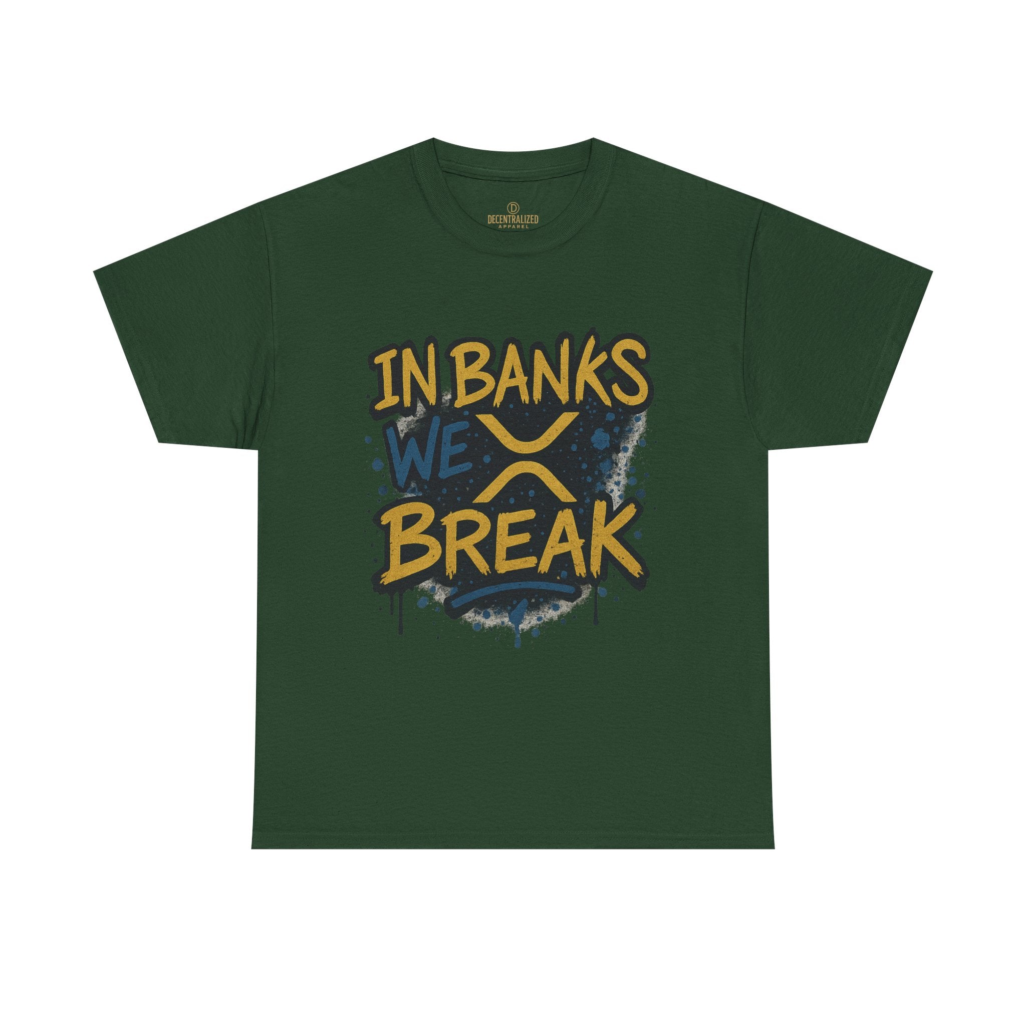 Ripple 'In Banks We Break' Graphic Tee — Crypto XRP Streetwear