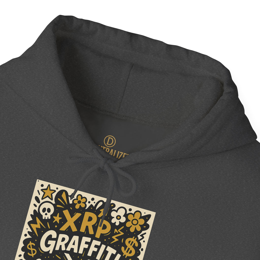 XRP Graffiti Hoodie – Street Art Crypto Sweatshirt