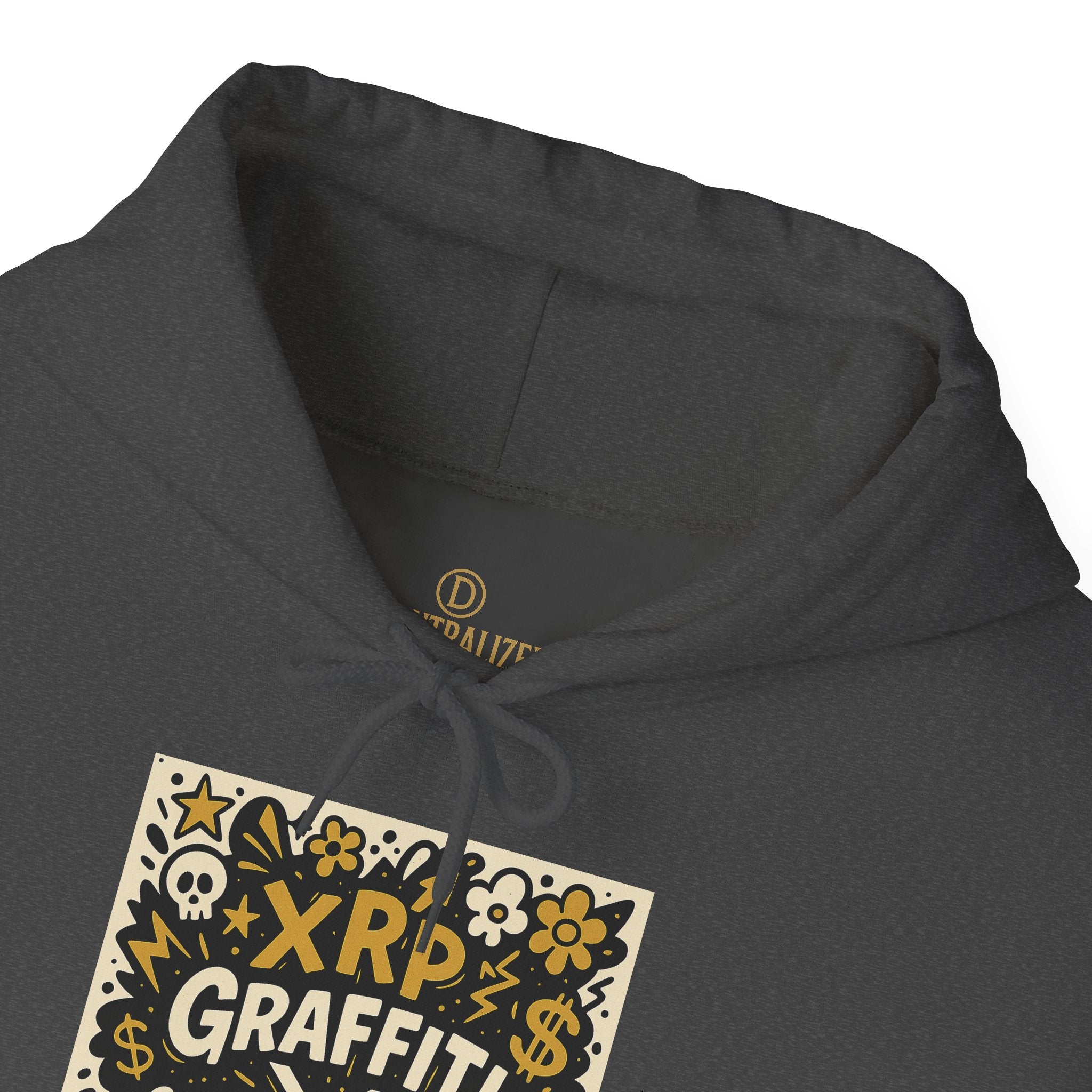 XRP Graffiti Hoodie – Street Art Crypto Sweatshirt