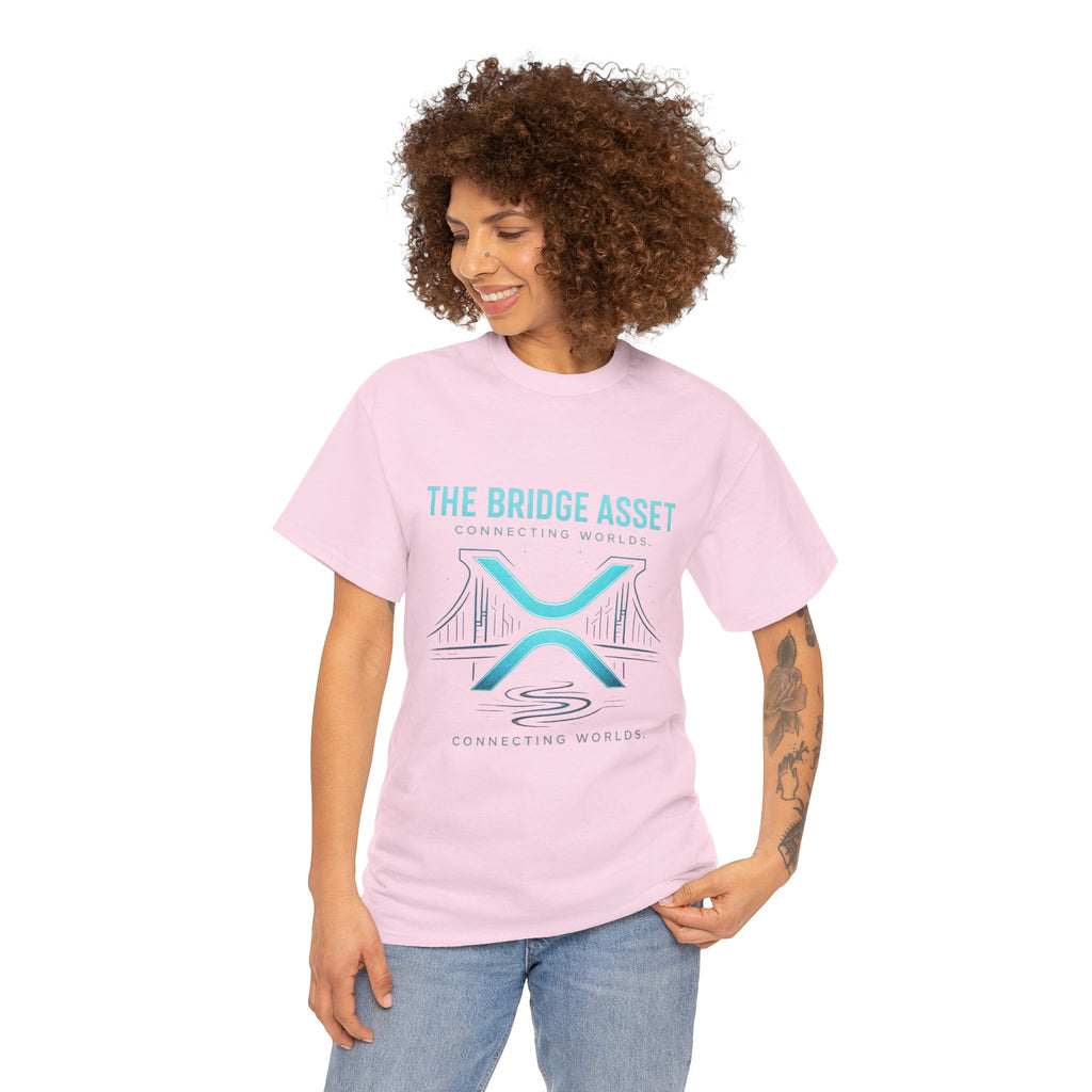The Bridge Asset Tee – 'Connecting Worlds' Crypto Ripple X Logo T-Shirt