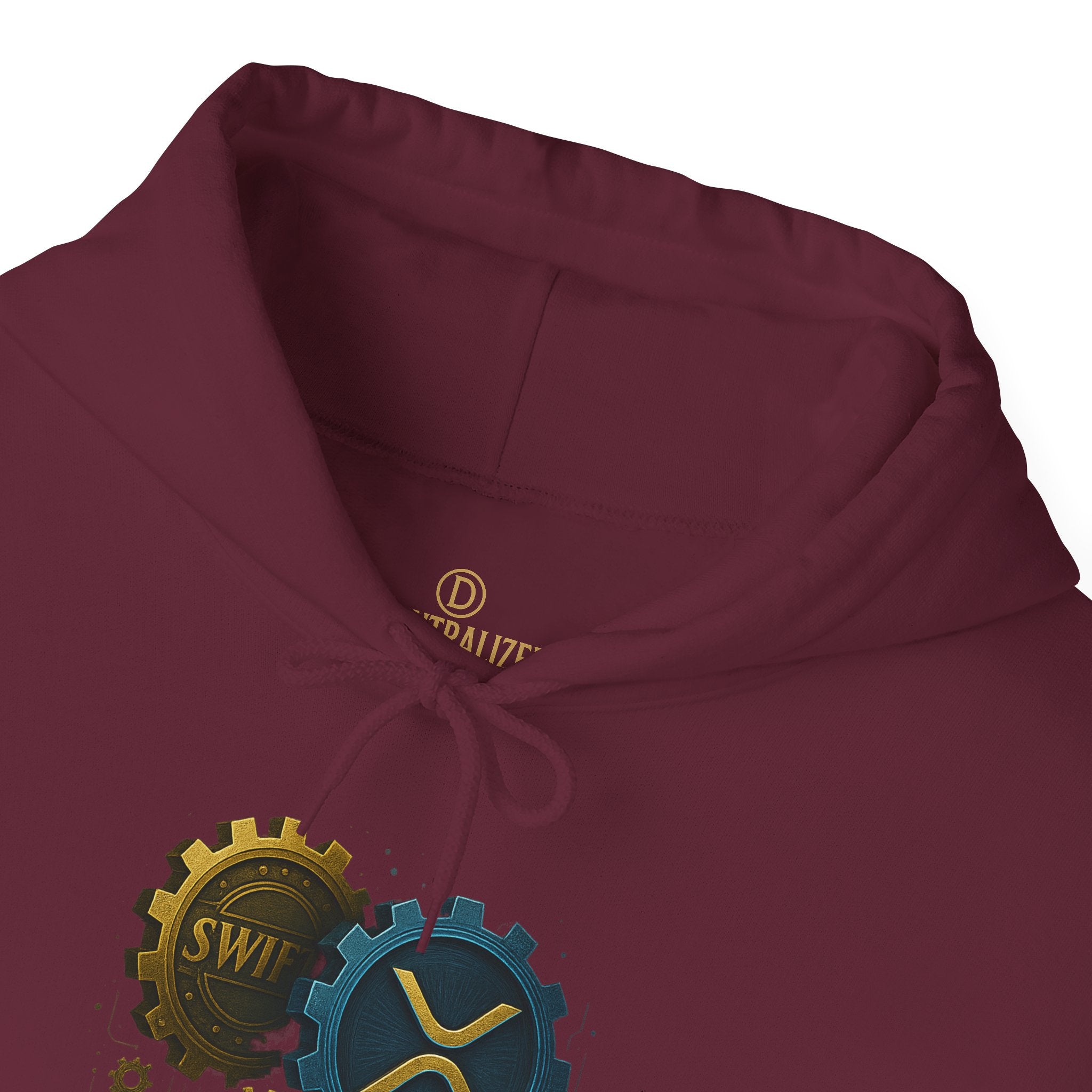 Merge of Money Hoodie — Financial Gears Graphic Pullover