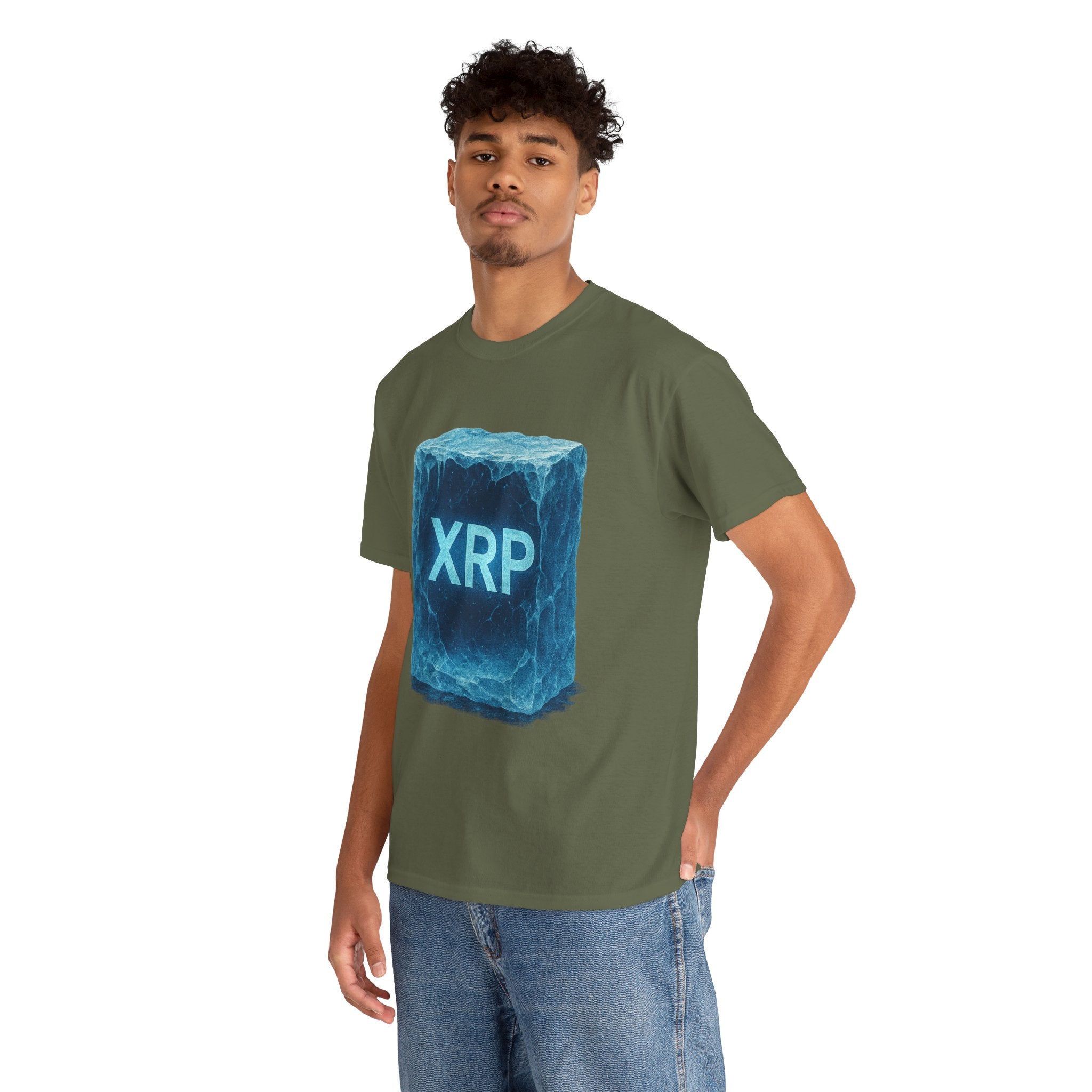 XRP Ice Block Tee — Crypto Ripple Logo T-Shirt