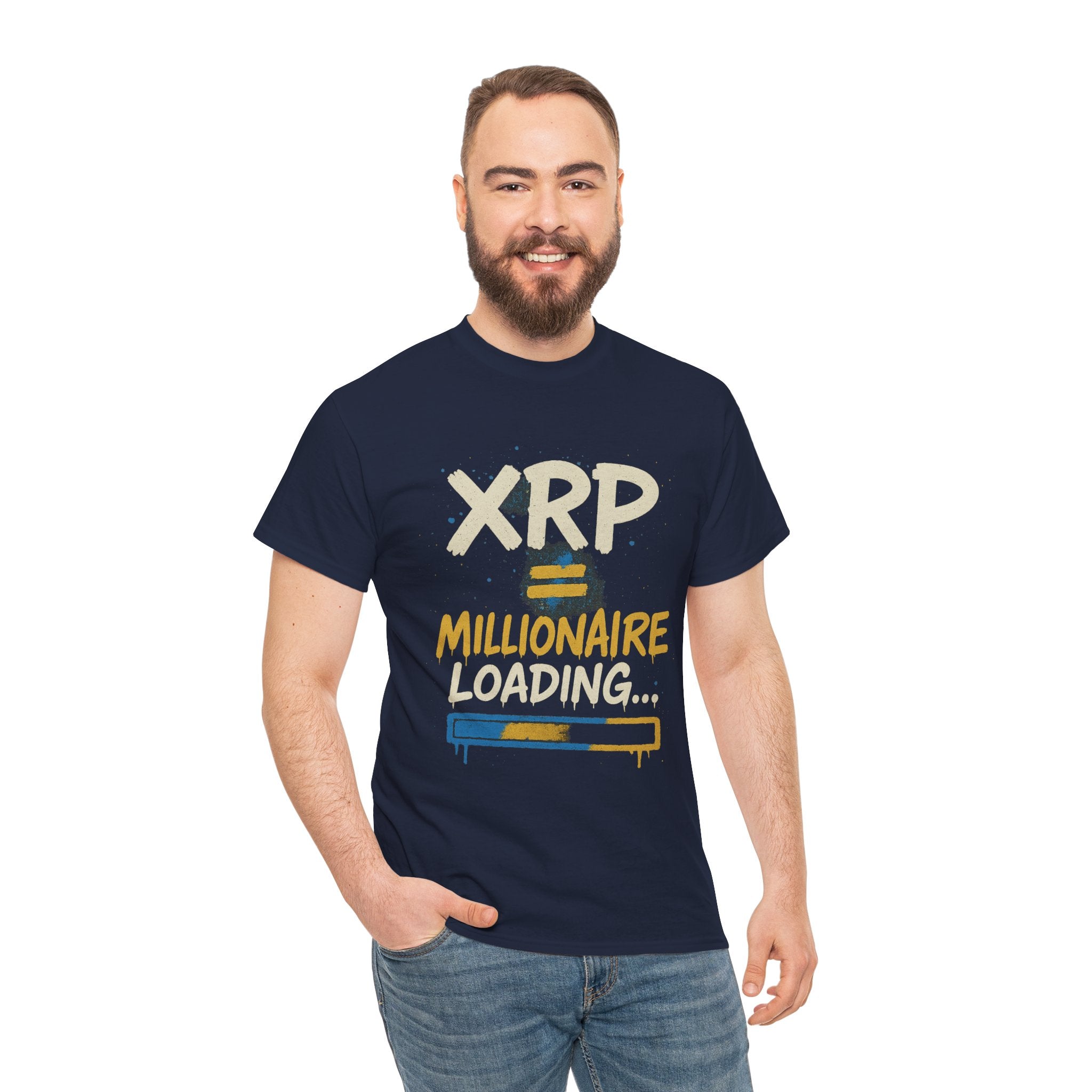 XRP Millionaire Loading T-Shirt — Crypto Investor Progress Tee