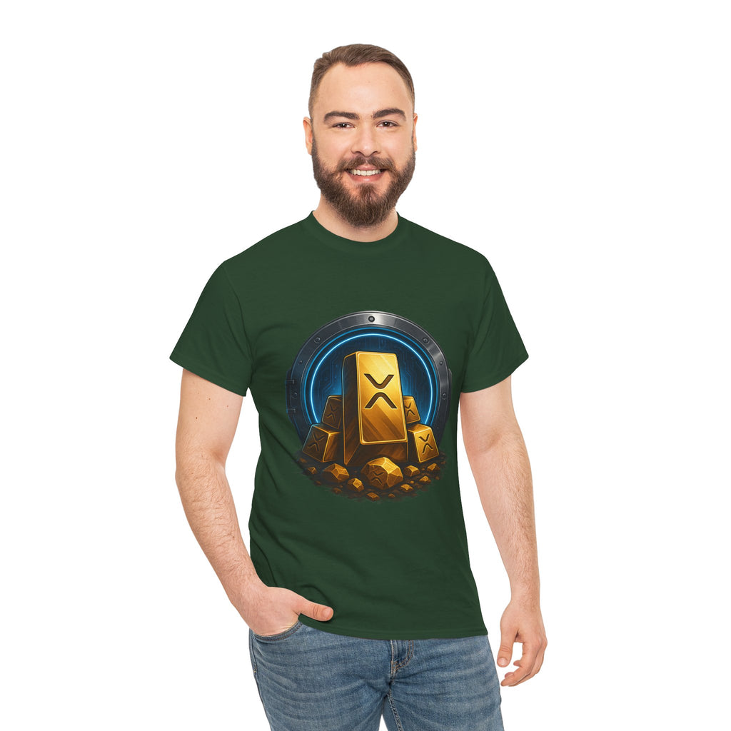 Crypto Gold Bars T-Shirt — Ripple (XRP) Stack Graphic Tee