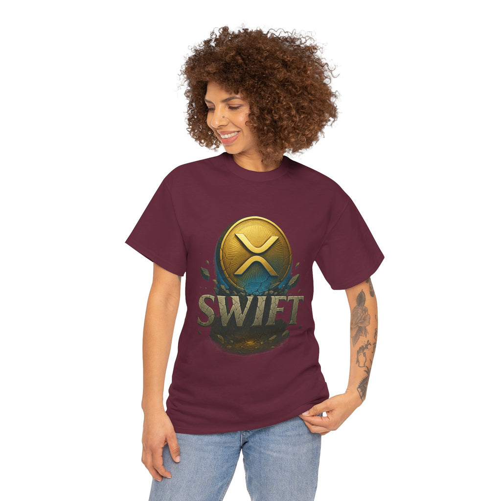 XRP Swift Cryptocurrency T‑Shirt — Ripple Coin Logo Graphic Tee