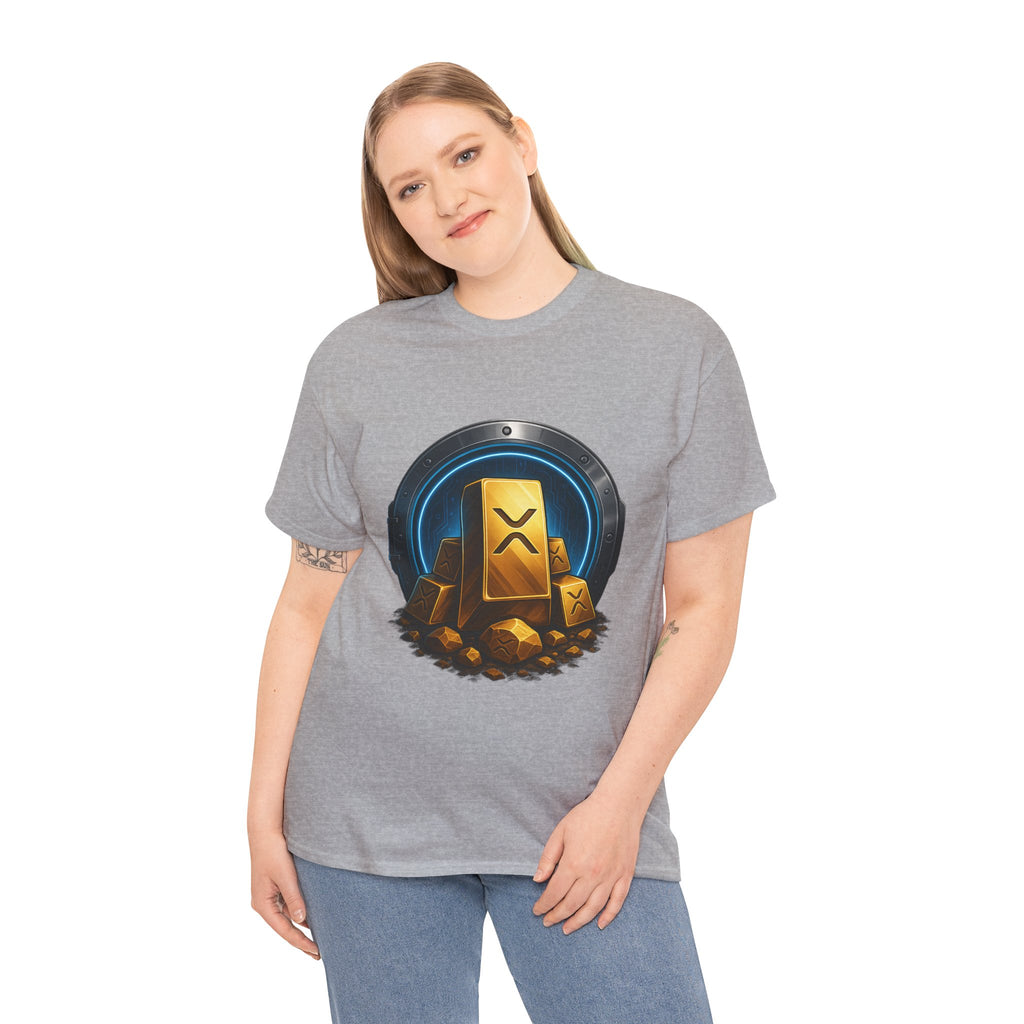 Crypto Gold Bars T-Shirt — Ripple (XRP) Stack Graphic Tee