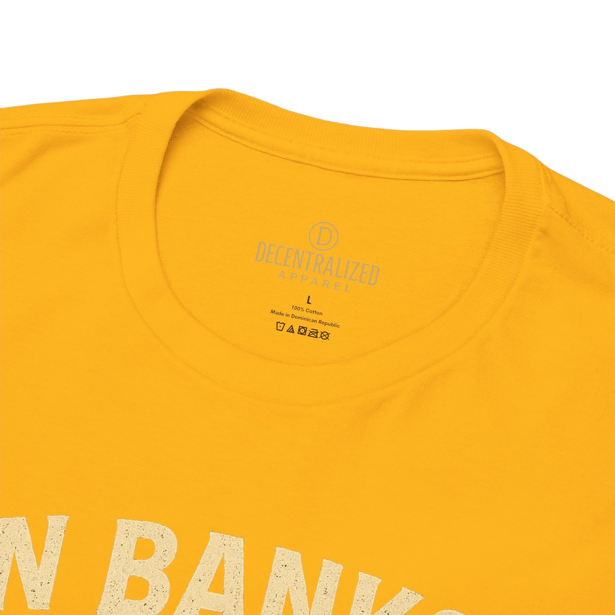 In Banks We Break XRP Crypto Graphic Tee
