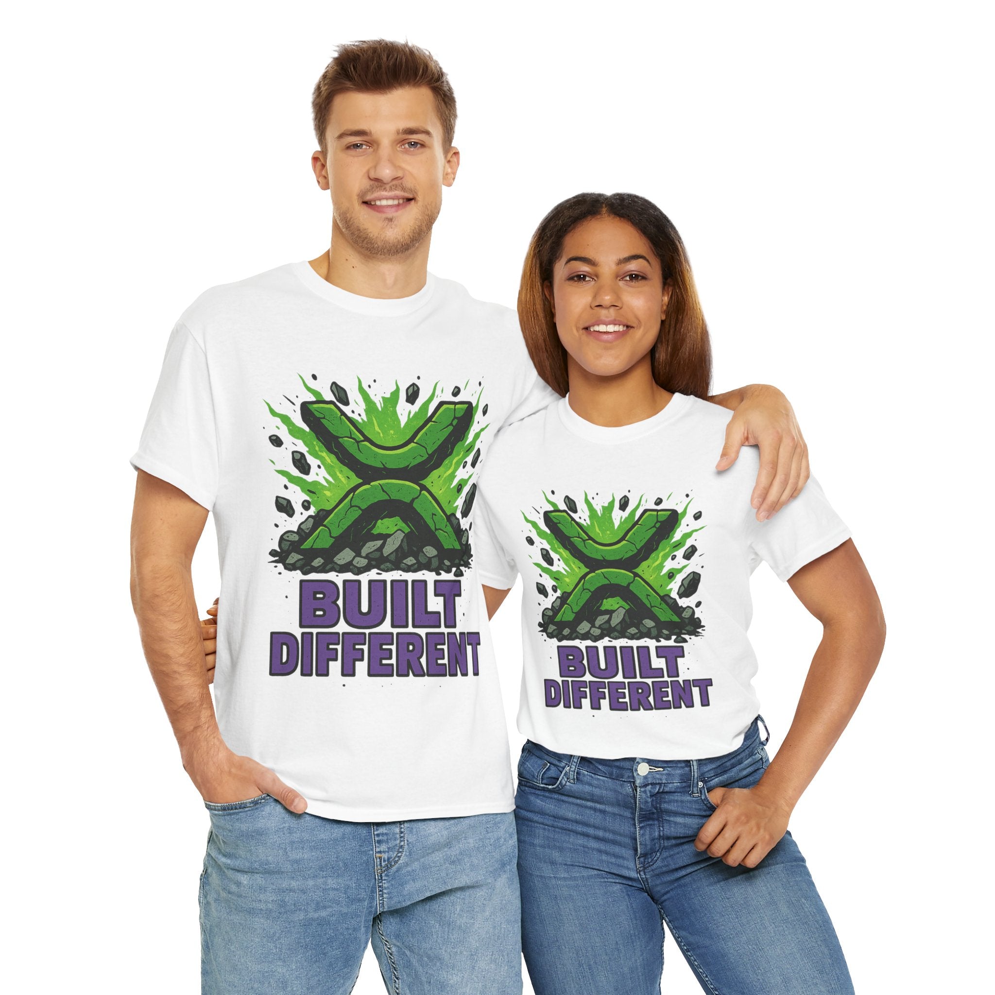 Built Different T-Shirt — Green Gamer Logo Tee