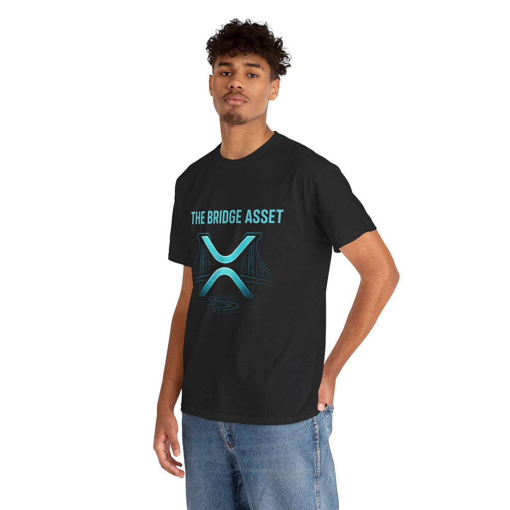 XRP 'The Bridge Asset' Graphic Tee — Crypto Ripple Logo Shirt