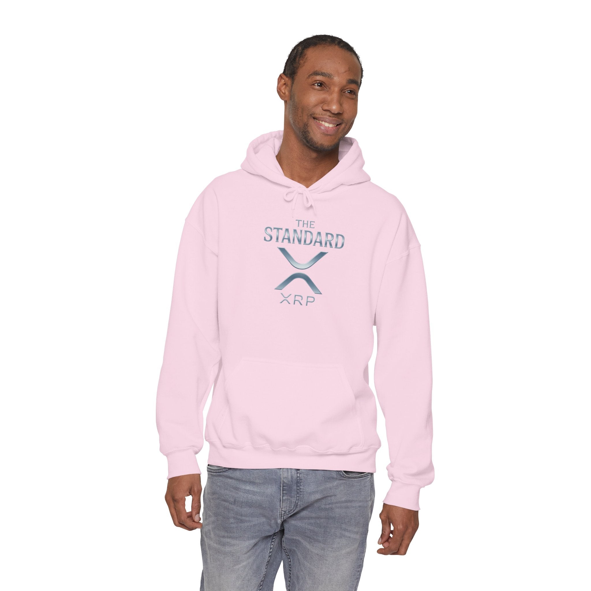 XRP 'The Standard' Logo Hoodie — Crypto Casual Pullover