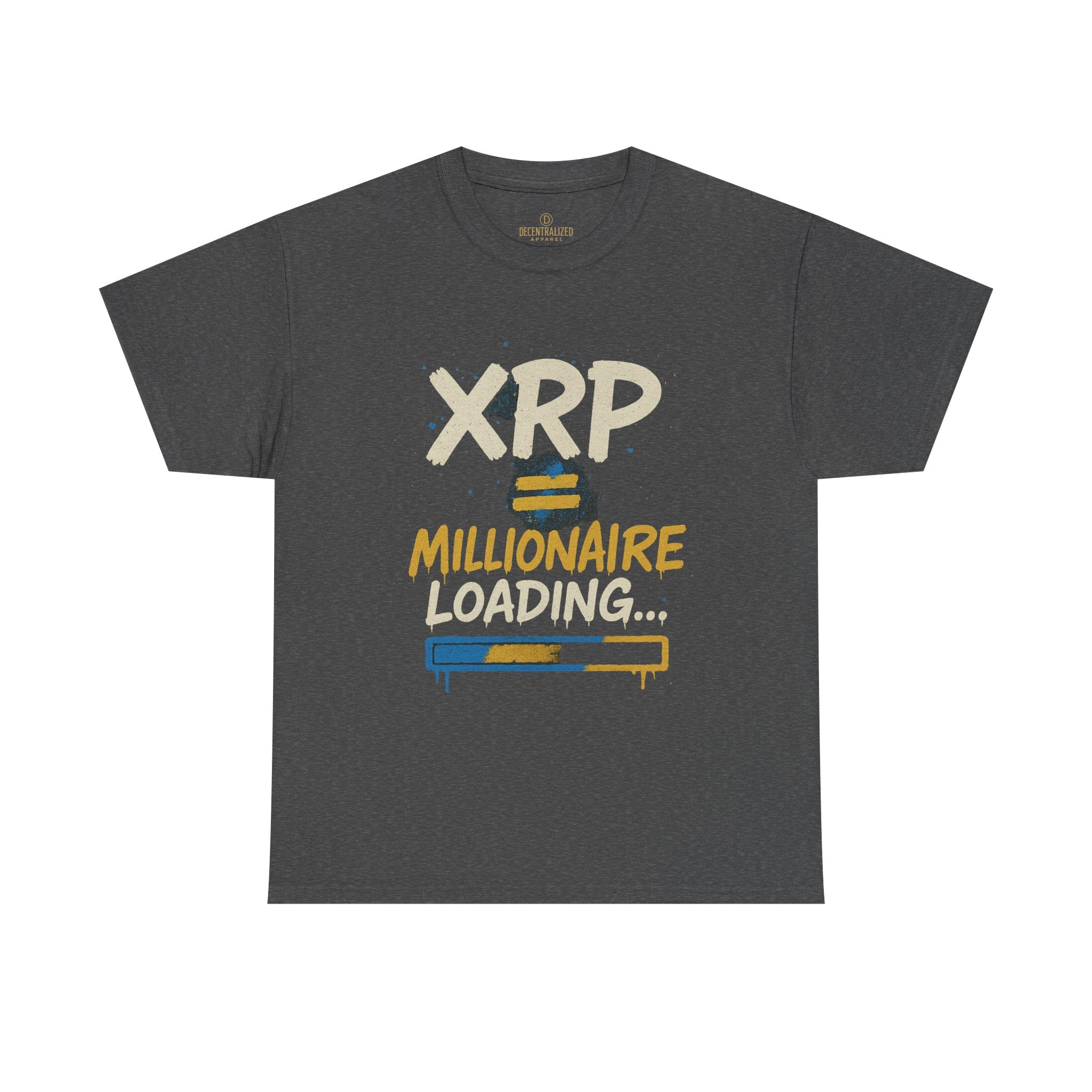 XRP Millionaire Loading T-Shirt — Crypto Investor Progress Tee