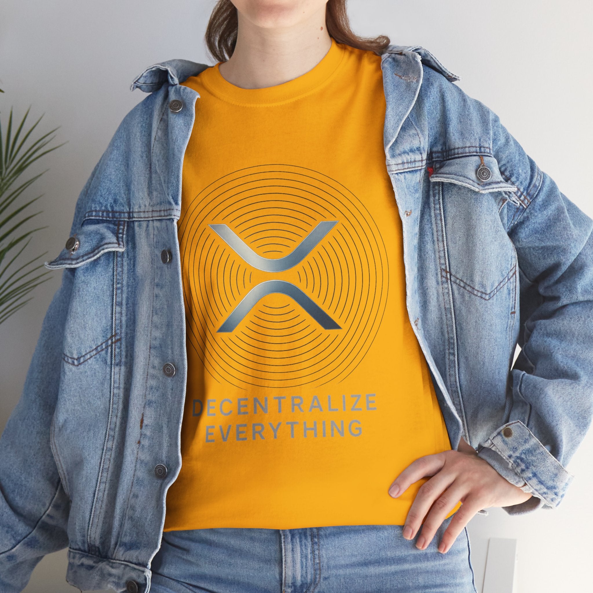 XRP 'Decentralize Everything' Tee - Crypto Logo T-Shirt