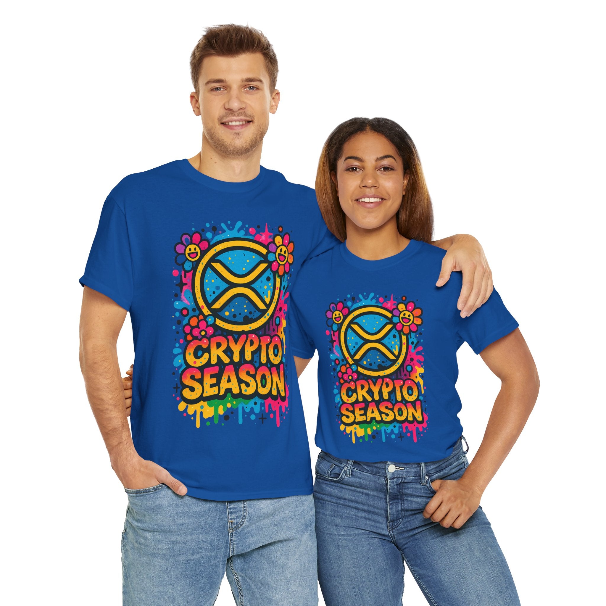 Crypto Season T-Shirt — Colorful Ripple XRP Logo Tee