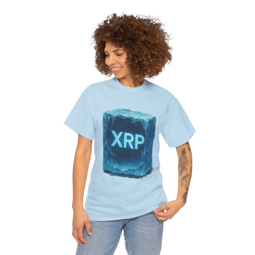 XRP Ice Block Tee — Crypto Ripple Logo T-Shirt