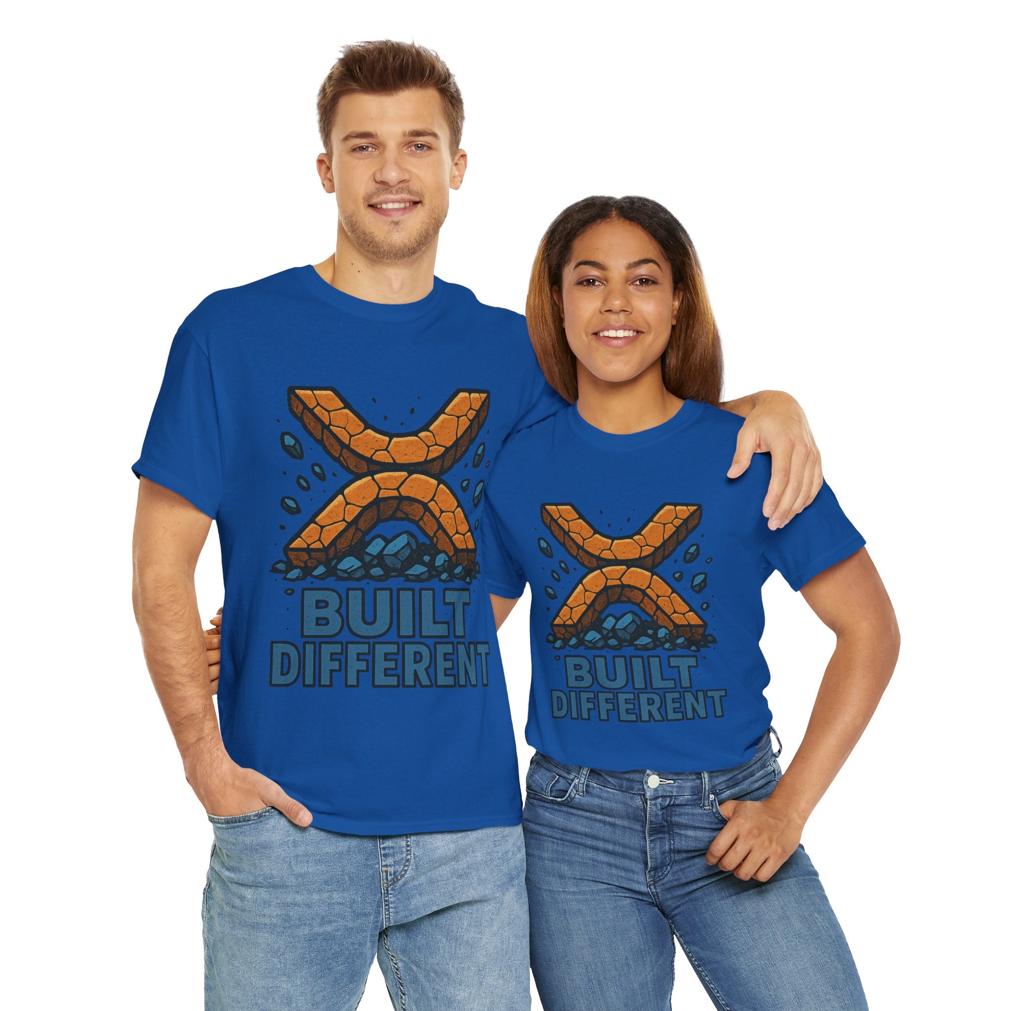 Built Different T-Shirt — Rugged Crypto X Design Tee