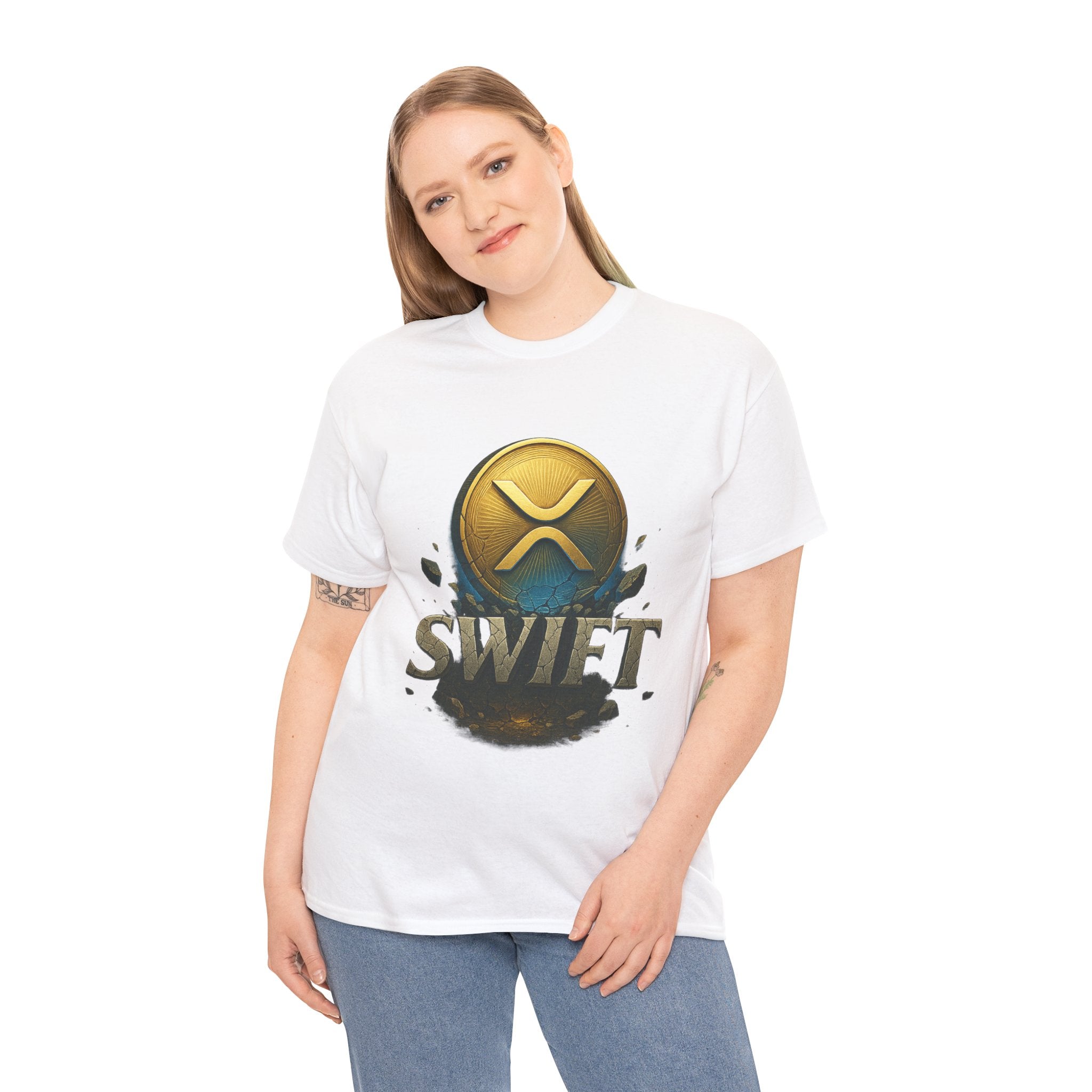 XRP Swift Cryptocurrency T‑Shirt — Ripple Coin Logo Graphic Tee