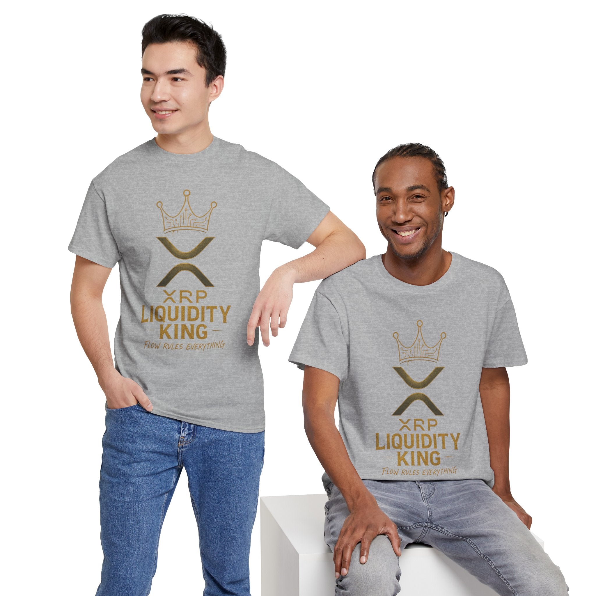 XRP Liquidity King Tee — Crypto Crown T-Shirt