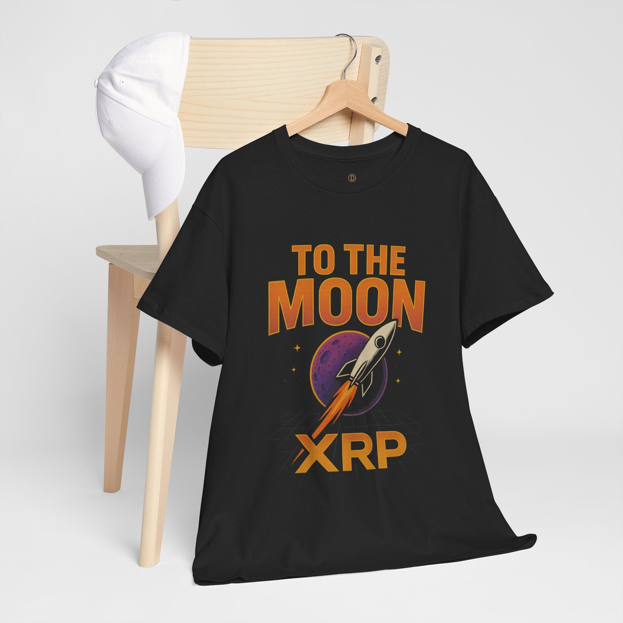 XRP To The Moon Tee — Cryptocurrency Investor Rocket Shirt