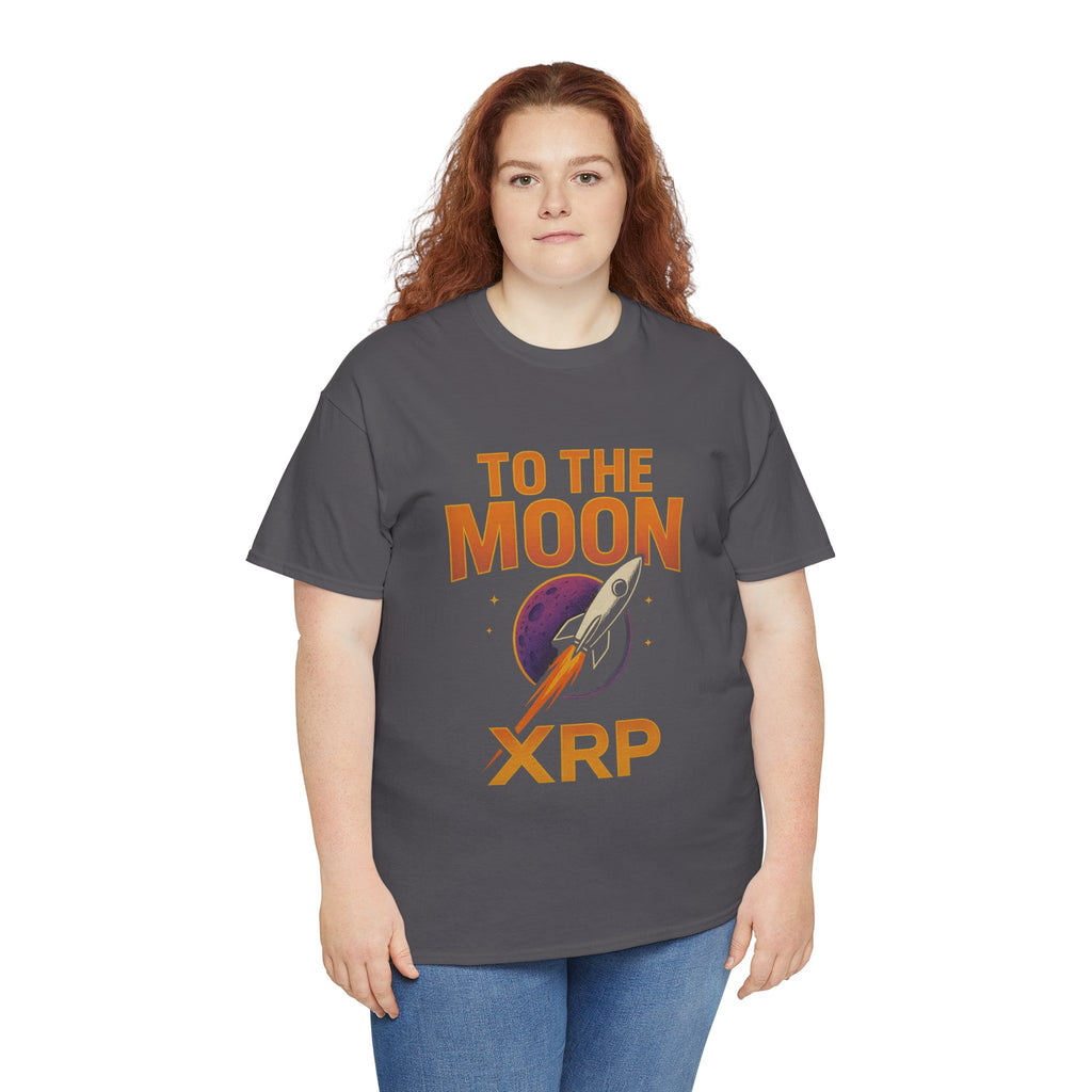 XRP To The Moon Tee — Cryptocurrency Investor Rocket Shirt