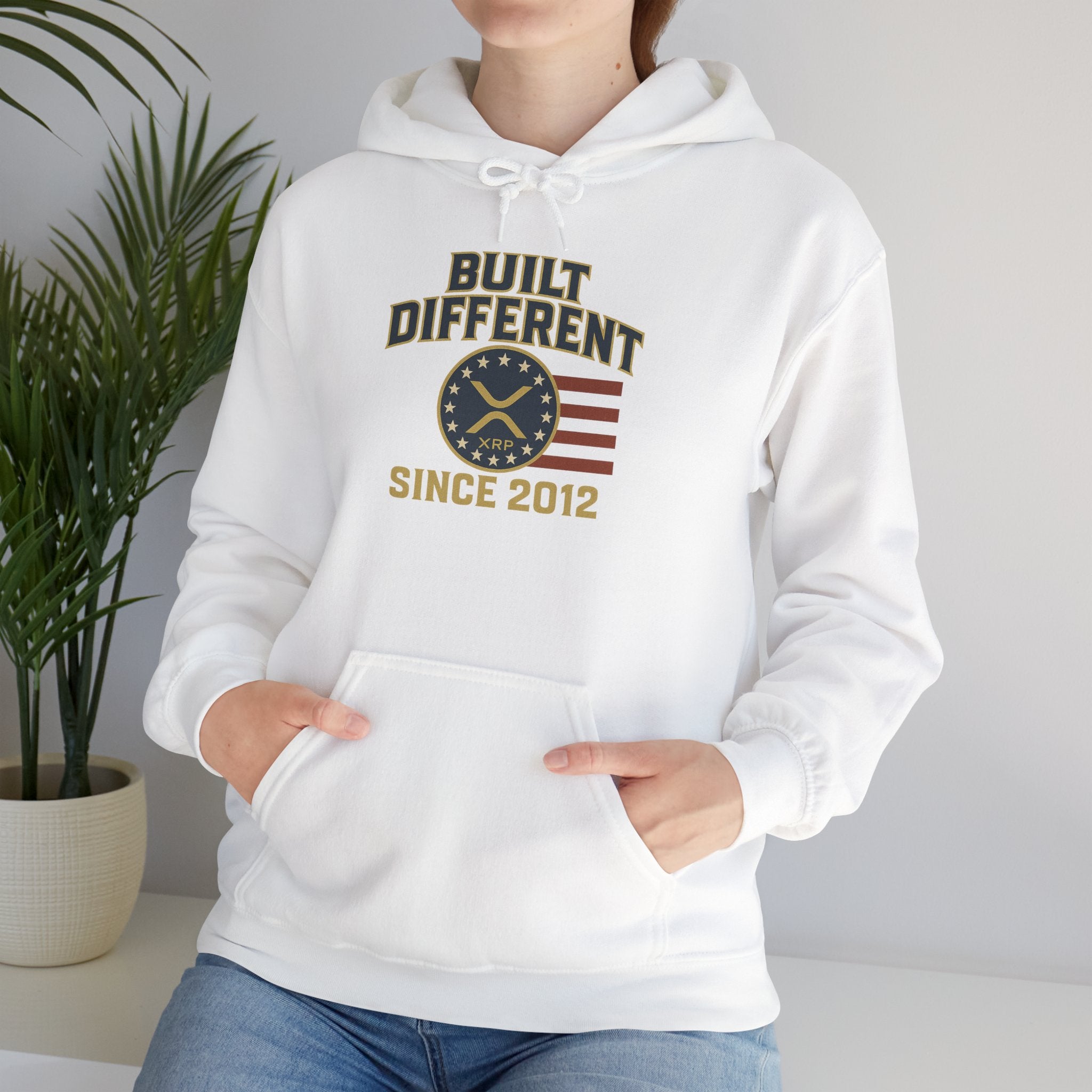 Built Different Hoodie • 'Built Different Since 2012' Patriotic Casual Pullover
