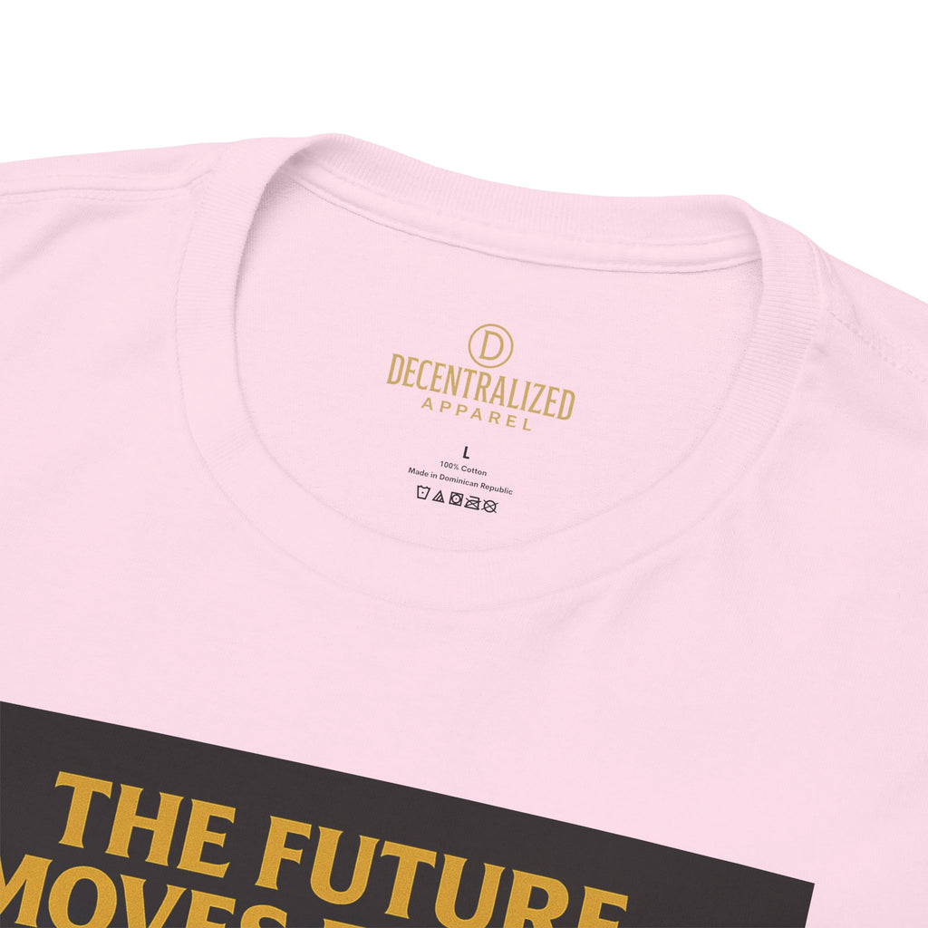 XRP Swift Crypto T-Shirt — “The Future Moves Faster” XRP Over Swift Tee